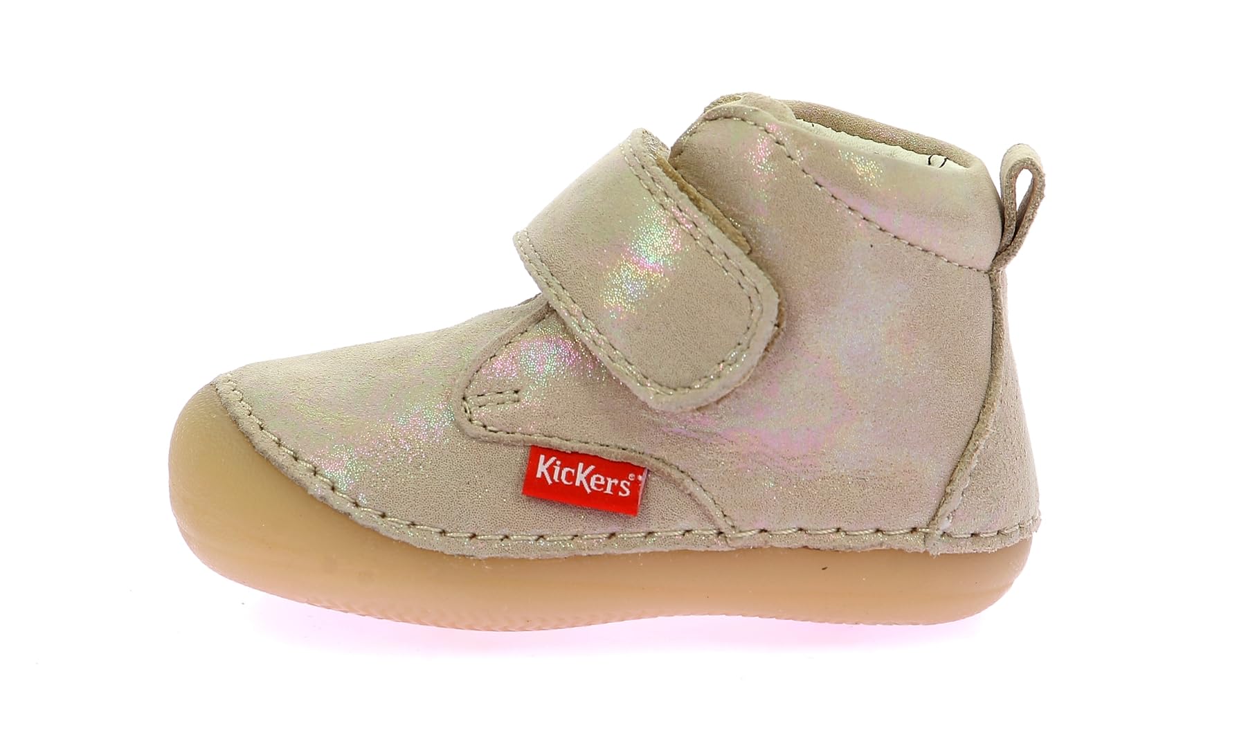 Kickers Sabio, Bottillons Fille, Rose Irise, 27