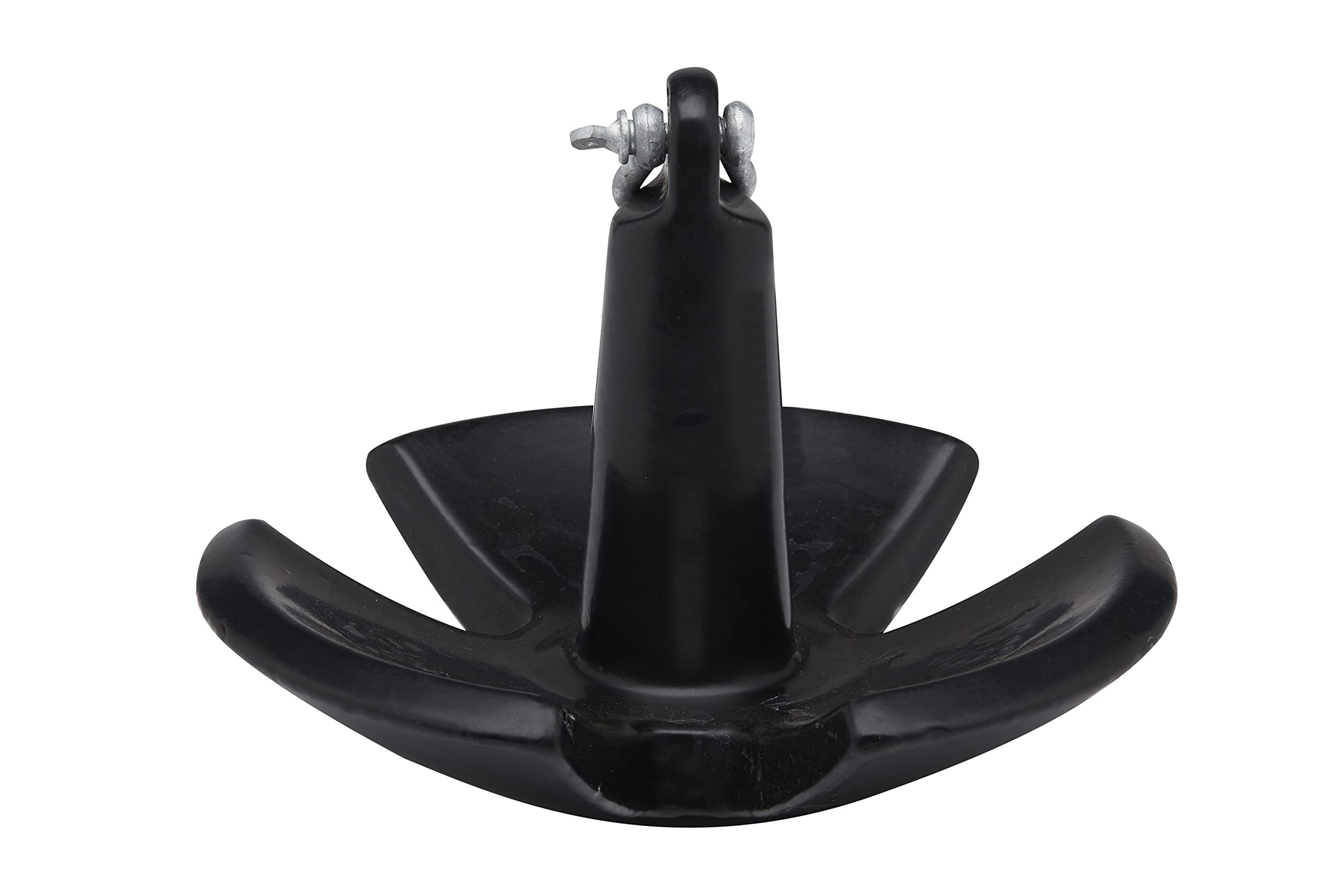 Seachoice River Anchor, Black Vinyl Coated Cast Iron, 30 Lbs.