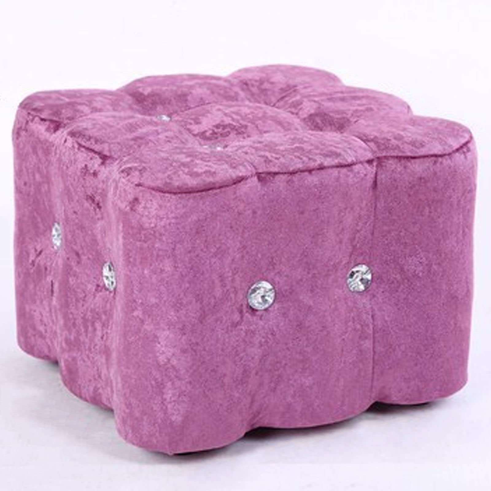 Tabourets de pied pour vanité et balcon | Pouf flocon de neige silencieux