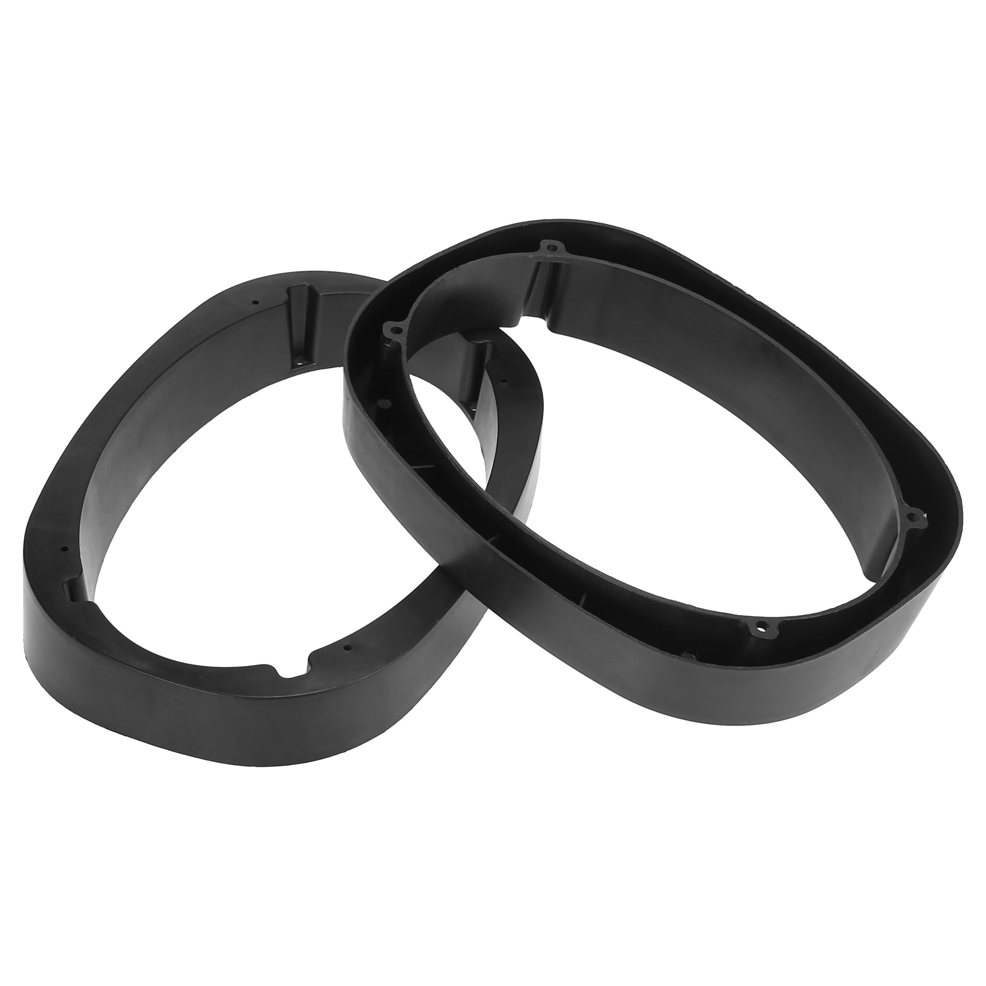 X AUTOHAUX 2 pezzi adattatore distanziatore per altoparlante auto per 6 "x9" in plastica 46 mm di spessore
