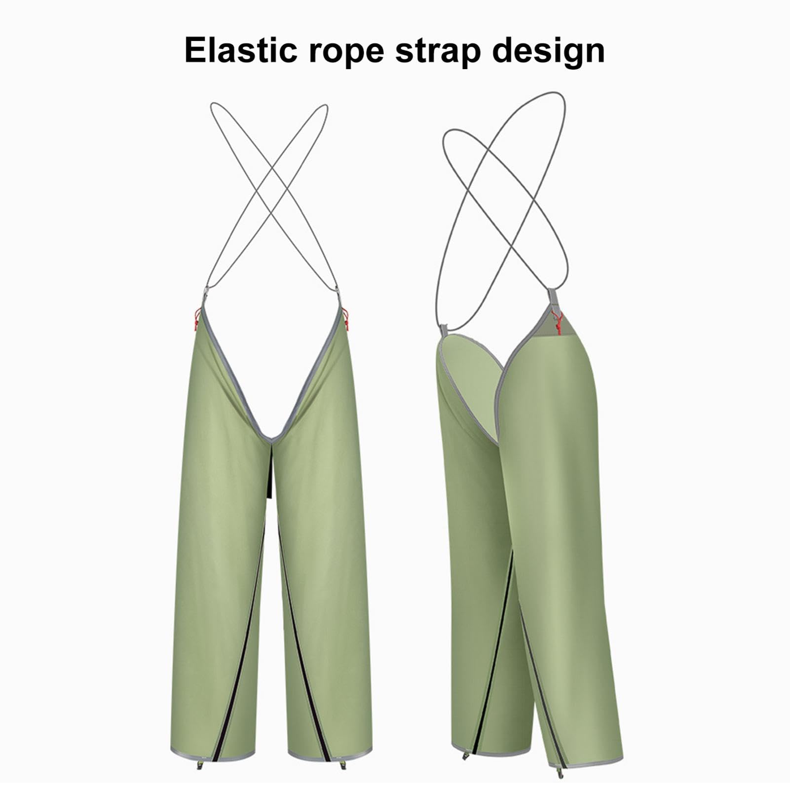 Pantalones de lluvia con cremallera | Pantalones de lluvia impermeables con cremallera | Pantalones de lluvia ligeros divididos, pantalones de lluvia para exteriores para días lluviosos