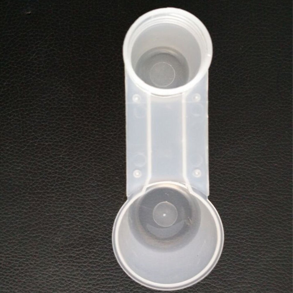 Gemini _ Mall - Distributore di acqua e abbeveratoio in plastica con ciotola per uccelli