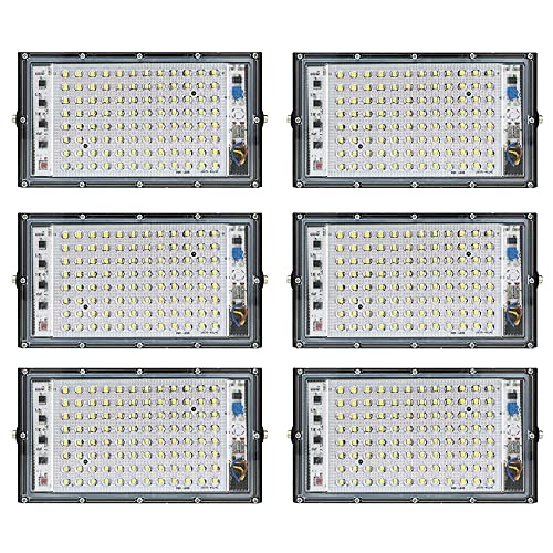 Image of MLD 100 Watts Brick LED Flood Light AC 220V Waterproof focus Floodlights for indoor outdoor Led Lights | White | 100W | Pack Of 6