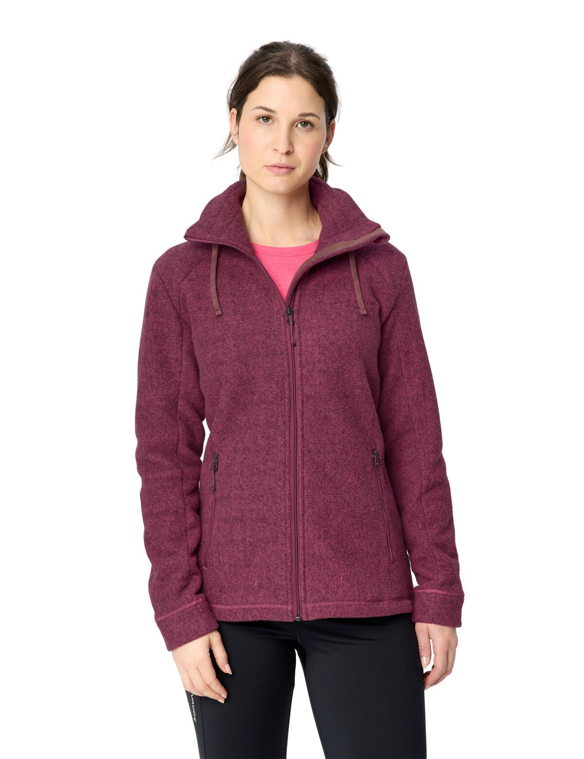 VAUDE Chaqueta de forro polar para mujer, muy cálida para invierno, para senderismo, viajes y uso diario