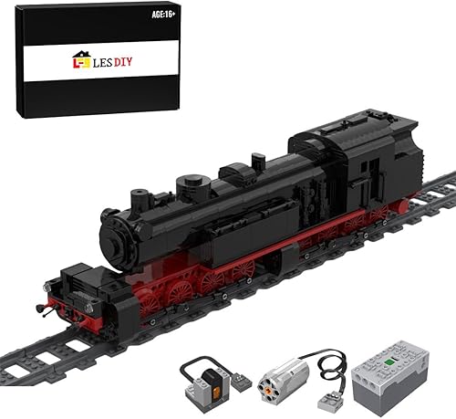 MINDEN MOC-154453 BR 96 - Juego de bloques de la serie Dynamic Train, modelo de montaje de tren de mazo, kits de construcción de trenes para niños y