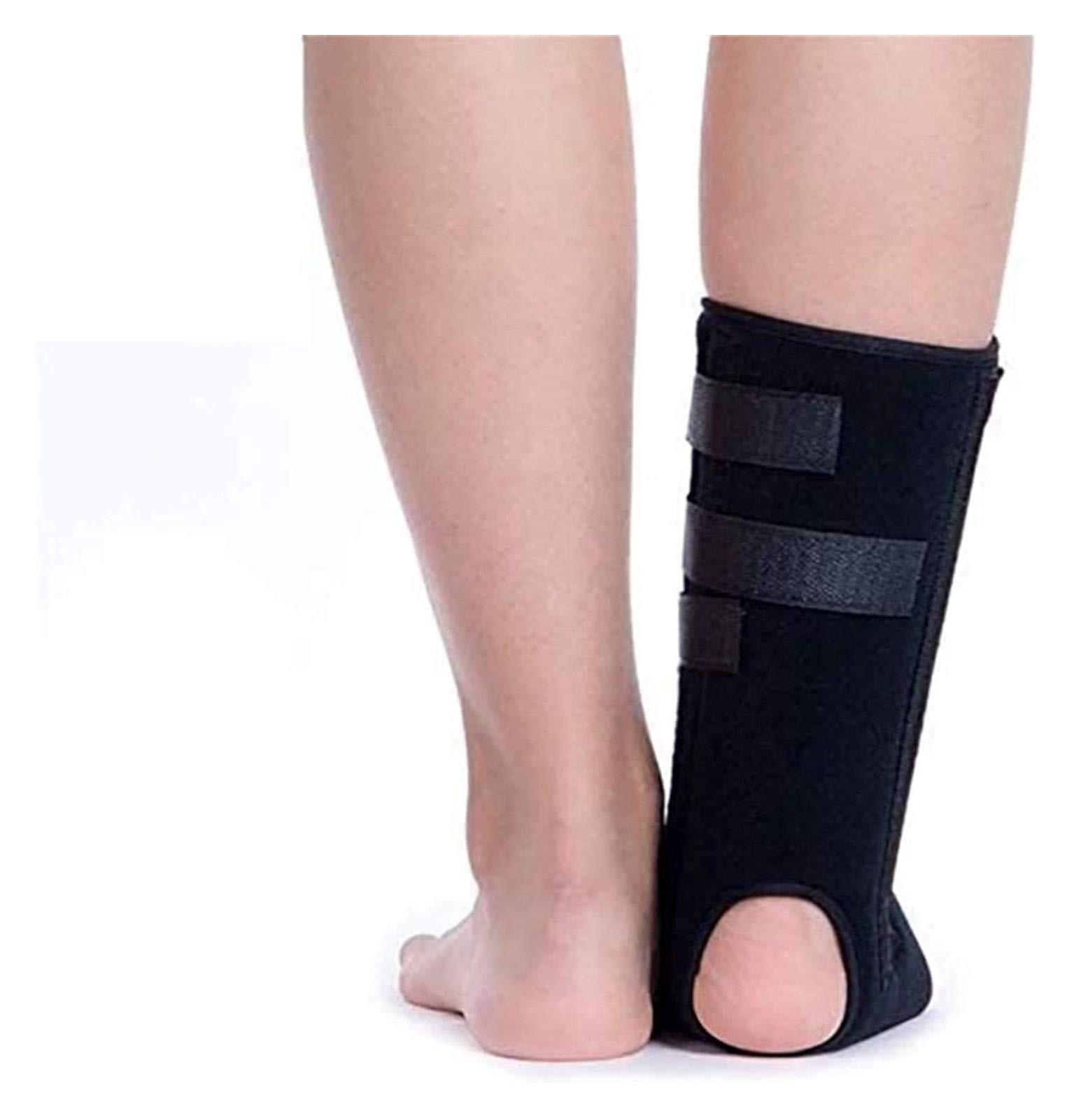 Ortesi regolabile per piede cadente, fascia per caviglia, sollievo dal dolore, fascite plantare, barre stabilizzatrici, ortesi correttiva, aiuta a migliorare l'equilibrio e la forza delle gambe,