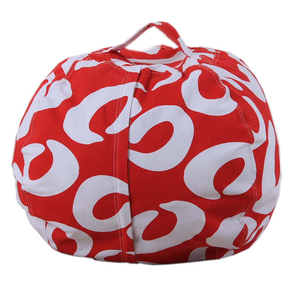 Highdi Cute Bean Bag No Filler, Gaming Beanbag Chair Cover for Adult Kids Without Filling Highback Comfortable Lazy Sofa Beanbag Soft Toy Storage Bean Bag Seat (38inch,Fashion) โ image 1