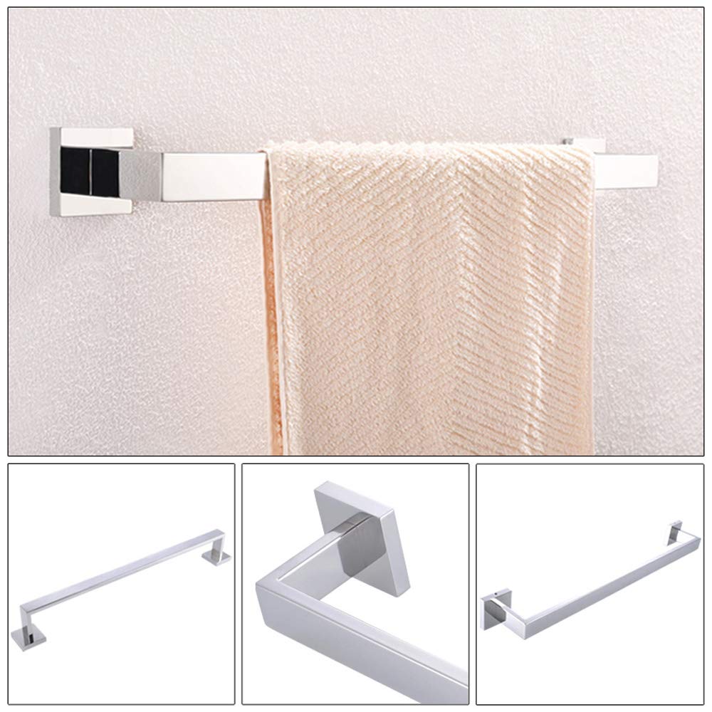 Suyar SUS304 Handtuchhalter für Badezimmer, 60,3 cm, Edelstahl, für Dusche, Mantel, Hosen, Kleiderbügel, Handtuchhalter für Wand, poliertes Chrom
