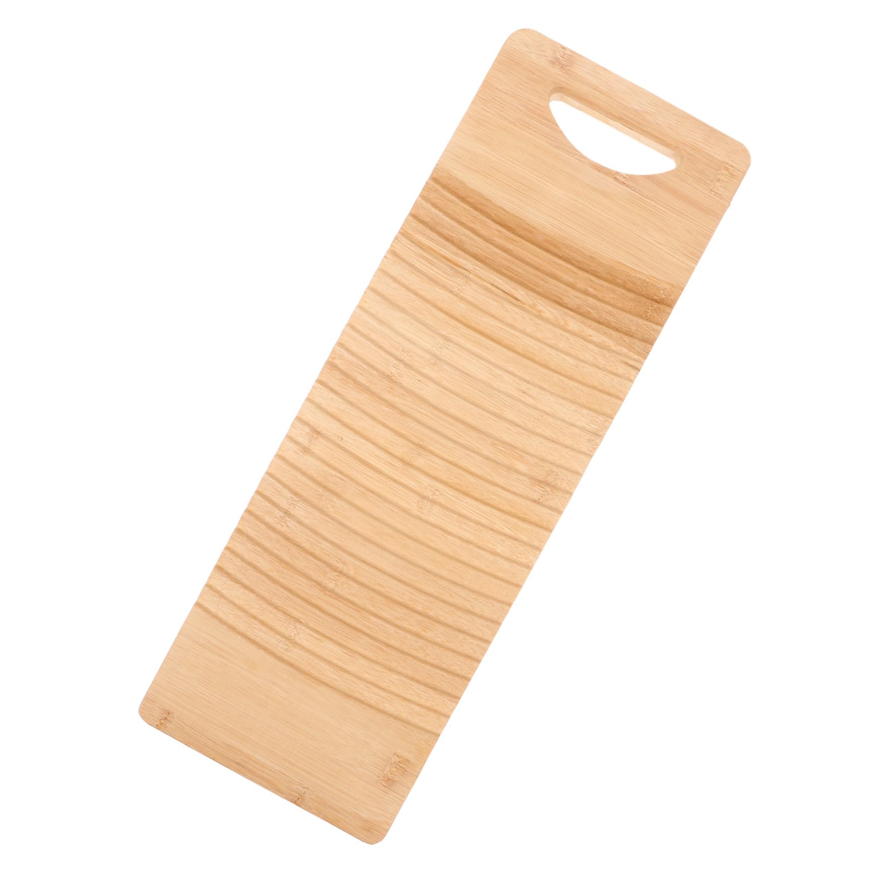 minkissy 1pc Laundry Washboard Wood Washer Board Wavy Surface for Underwear Socks Baby Clothes Towels Scarves Non-Slip