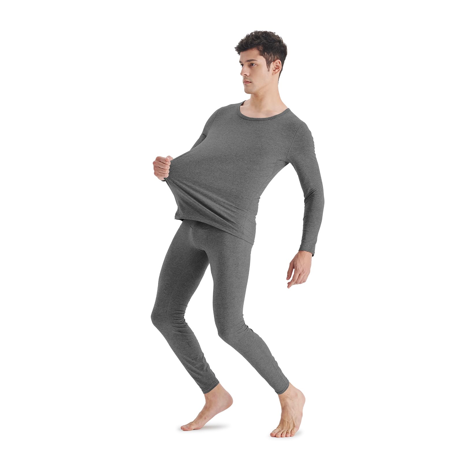 Men's Thermal Underwear Sets All-Purpose Long Johns Sets Winter Cold Weather Base Layer Pajamas for Big Boy Teenager