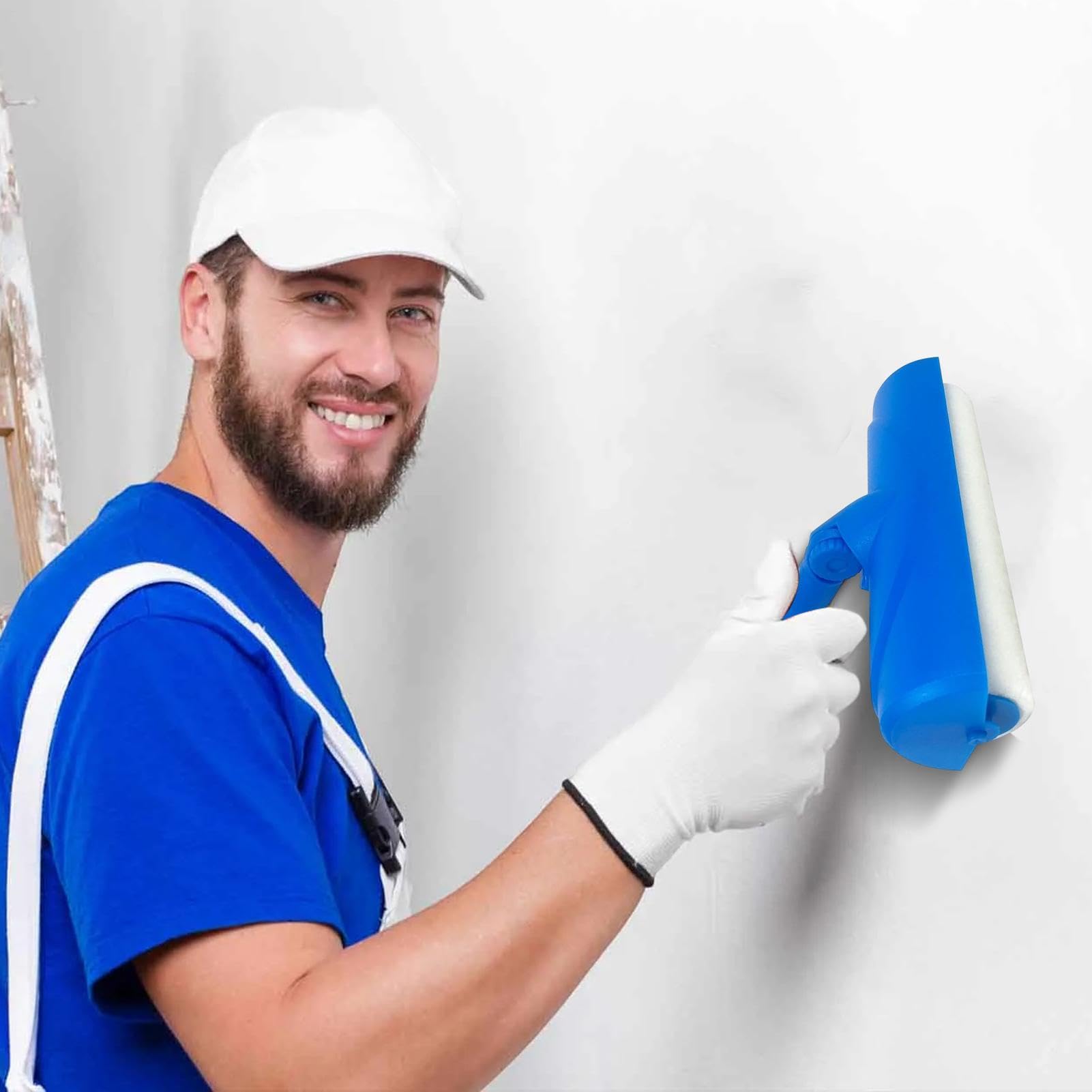 Wall Paint Roller - No Drip Applicator With Shield |
