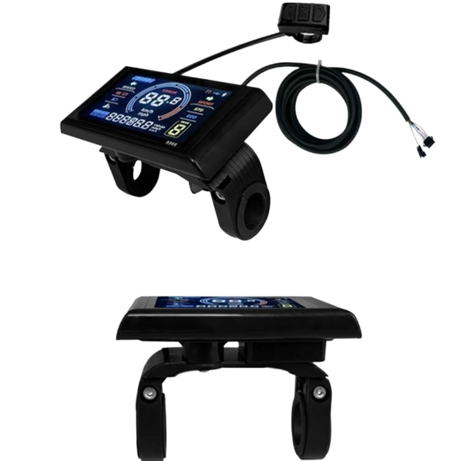 36 V 48 V 60 V 60 A 2000 W 3000 W silnik bezszczotkowy sterownik fali sinusoidalnej z kolorowym wyświetlaczem LCD S966 do E-Mountain Bike Scooter