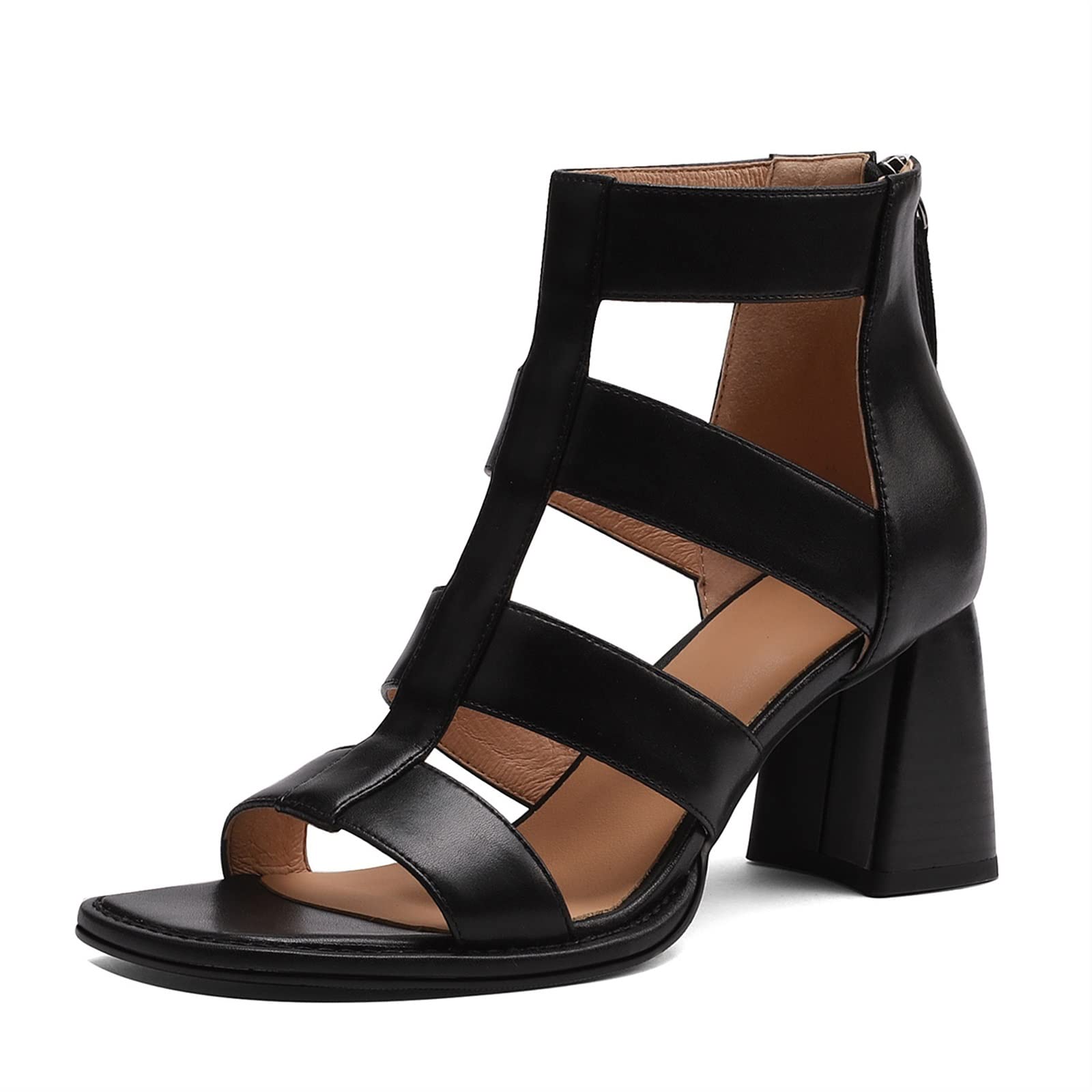Chaussures à talons hauts avec fermeture éclair faciles à enfiler - 6