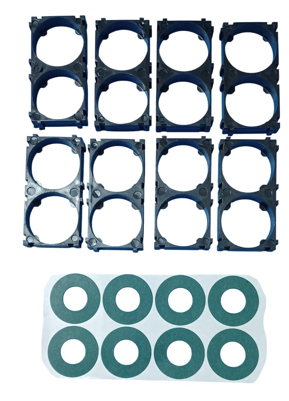 32650/32700 LFP LiFeo4 Lithium Cell Spacer Double Battery Holder Bracket with Insulation Ring for DIY-image-17