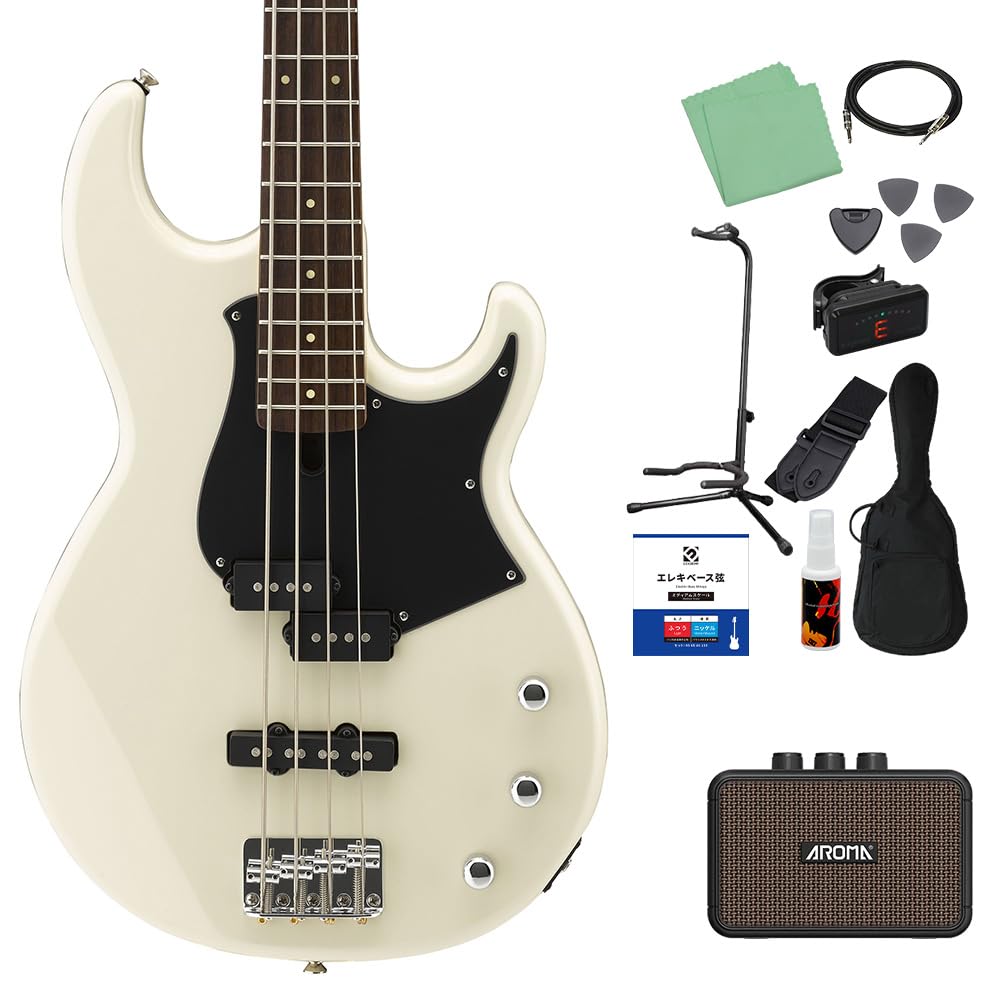 Amazon | YAMAHA BB234 VW (ヴィンテージホワイト) ベース 初心者12点 