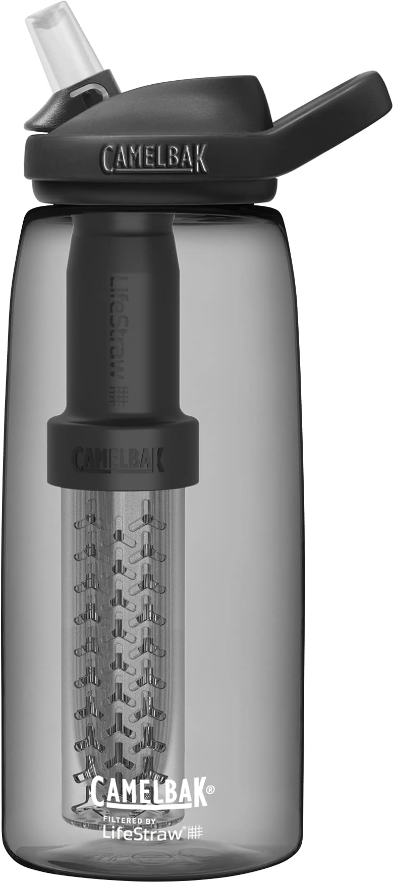 CamelBak Eddy+ Filtered by LifeStraw Integrated Two Stage Filter Straw Water Bottle with Tritan Renew