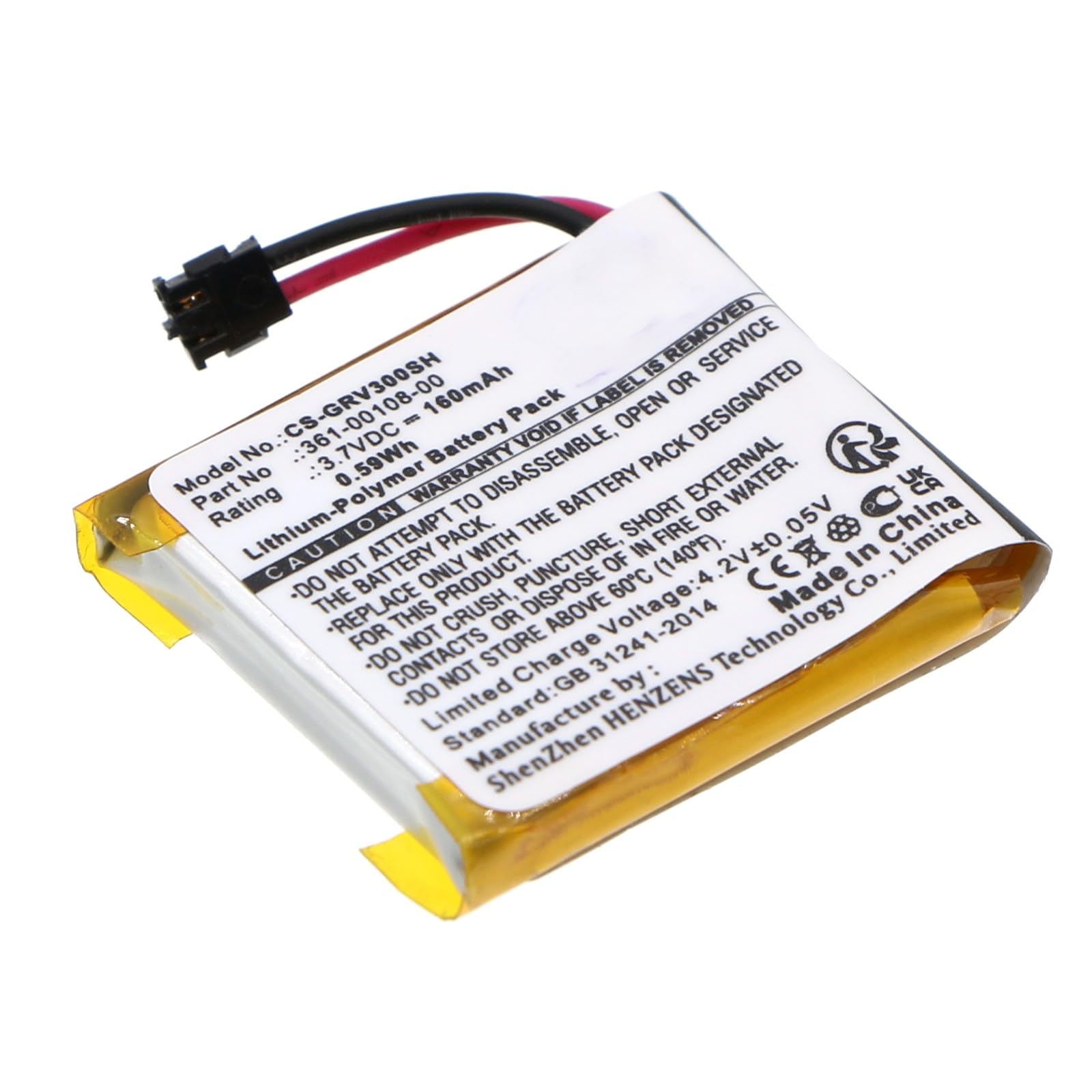 Lithium Battery Garmin Vivofit Batterie Original Replacement