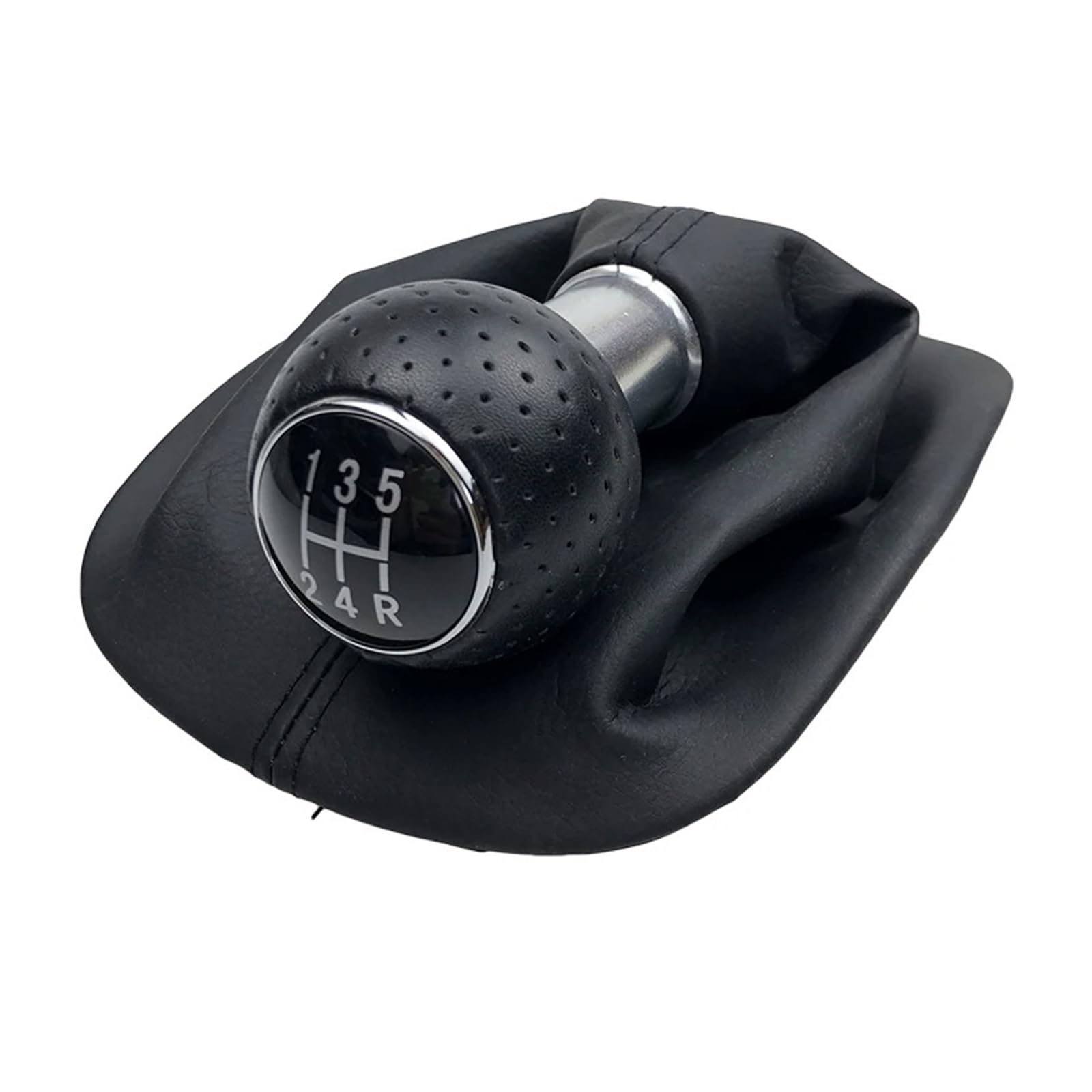 Qmtvfsrh Model C 5 Speed Car Gear Shift Knob Manual Gear Shift Knob Pu Gaiter Boot Cover Collar For Vw For Passat B5 B5.5 3B 1996-2005(Model C 5 Speed)