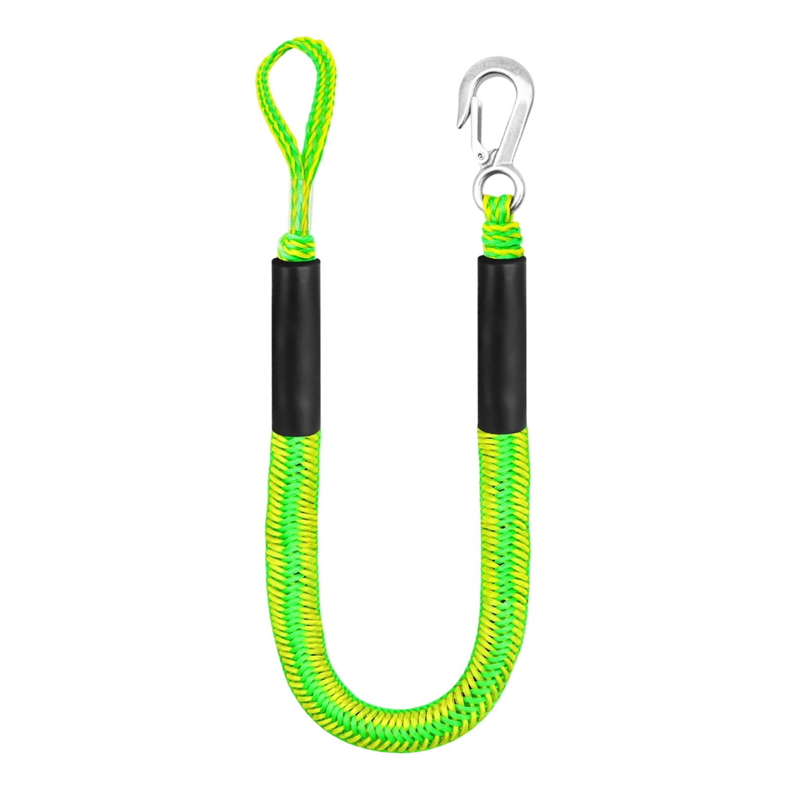 Strong Elastics Dock Line Resistant Docking Cord Adjustable Floating Mooring Rope for Pontoons Paddle Board Shocked Absorbing Boats Line