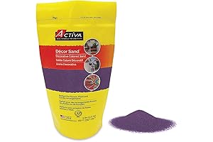 Activa Purple Sand Bag - 5lb of Vibrant, Fade-Resistant Sand for Creative Projects