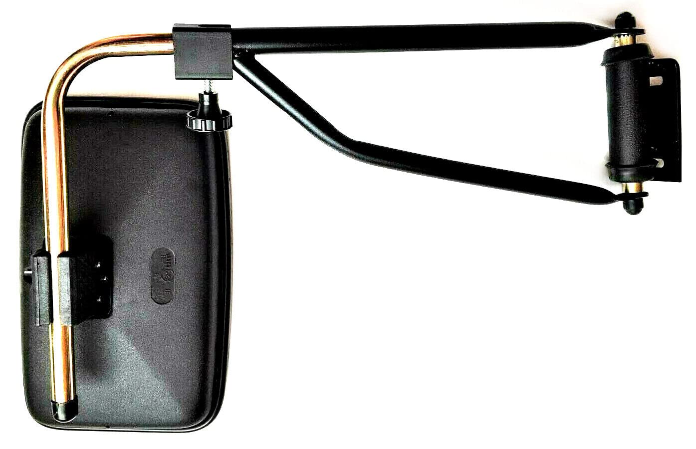 Außenspiegel Seitenspiegel 310x195 mm E20 und Spiegelhalter für LKW BUS Traktor Bagger (520 x 310 mm, 2 Stück)