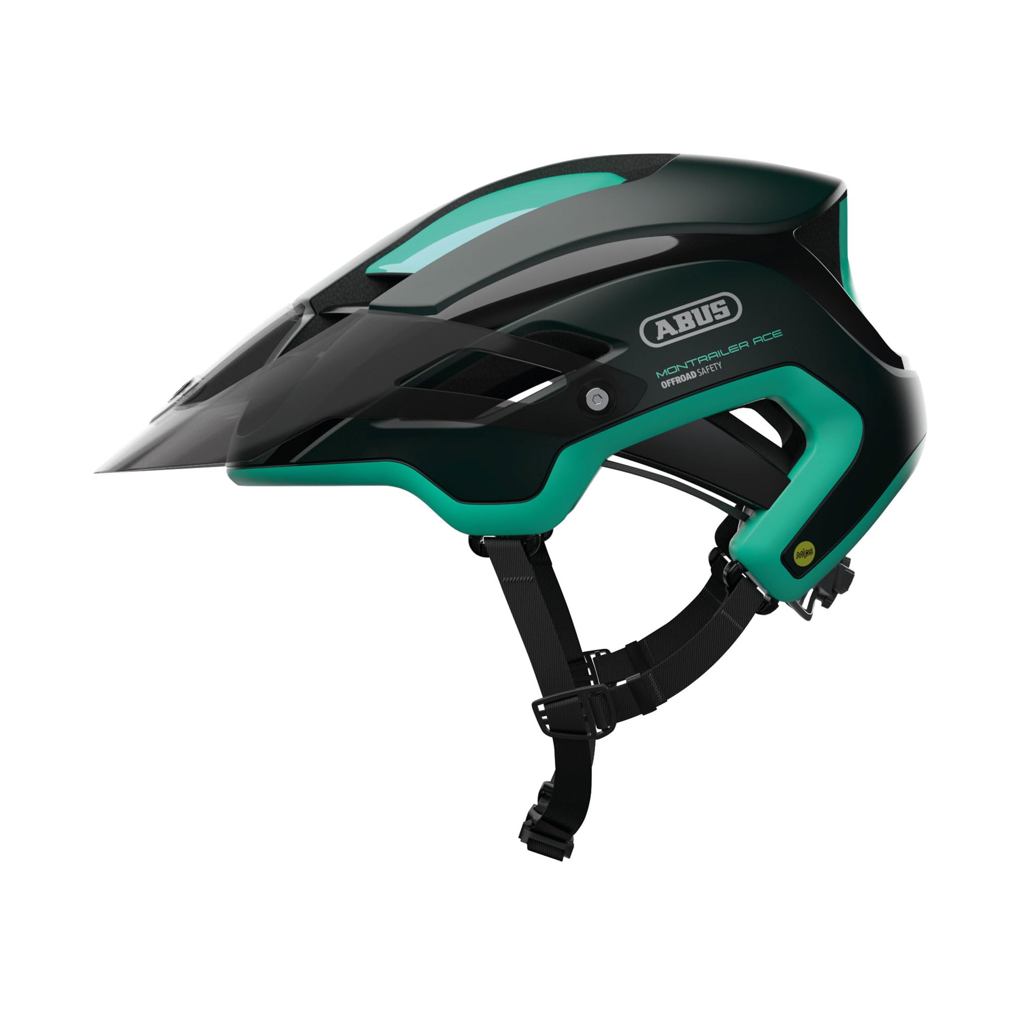 ABUS Mountainbike-Helm MonTrailer ACE MIPS - Robuster Fahrradhelm mit Aufprallschutz und Kamerahalterung - Unisex