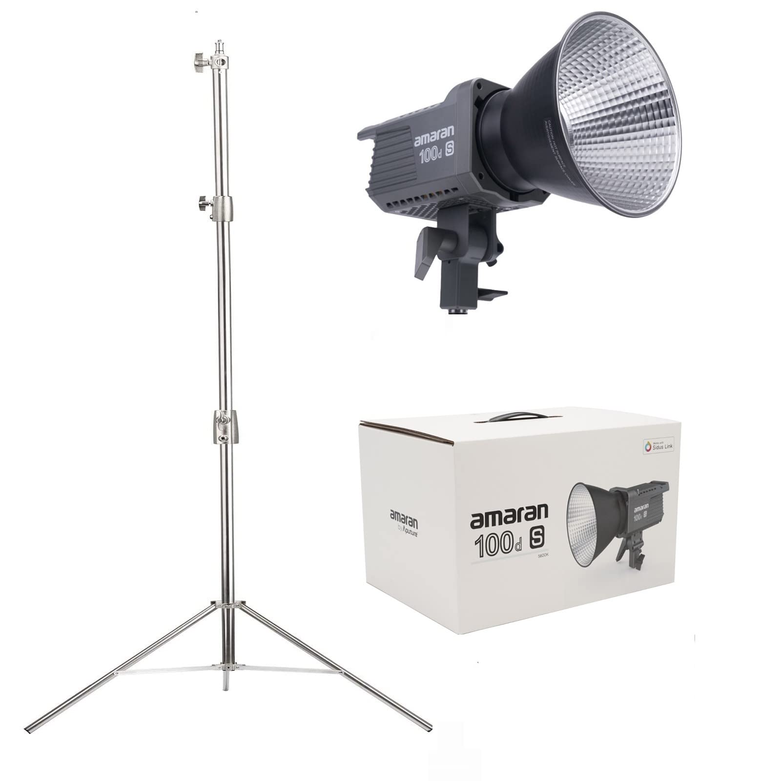 Amazon.com : Aputure Amaran 100d S with 2.8m Light Stand Kit,100W 