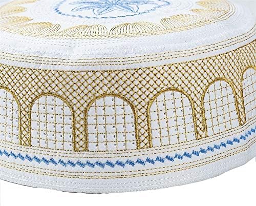 Cappello Kufi Musulmano - In Poliestere E Cotone, Morbido, Per Preghiera E Ramadan - Foto 2