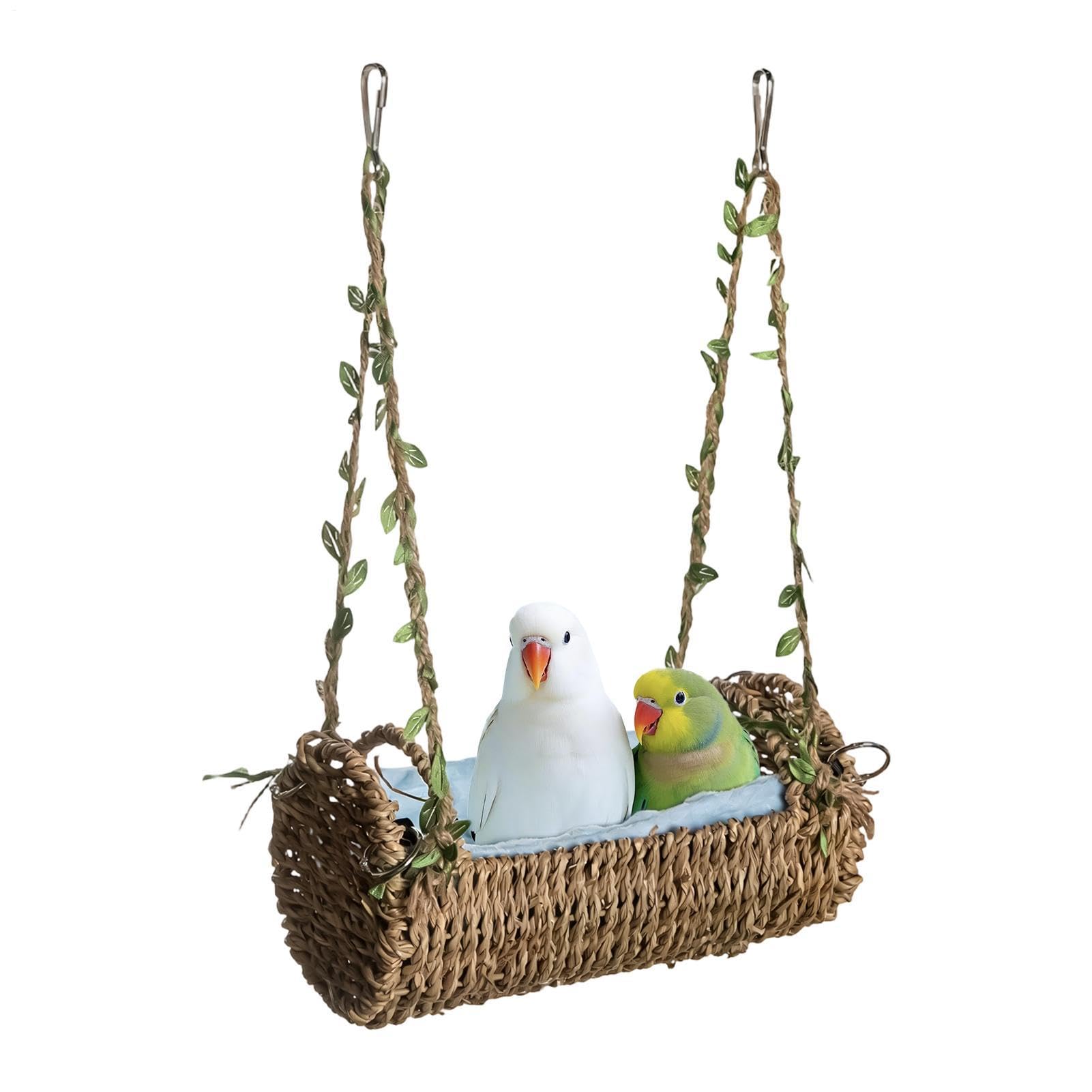 Générique Hamac pour Hamster | Anti-Rongeur, Aéré et Suspendu pour Enrichissement,Balancelle pour Hamster avec Tapis Amovible | pour Cochon d'Inde, Lapin Nain, Chinchilla, Gerbille