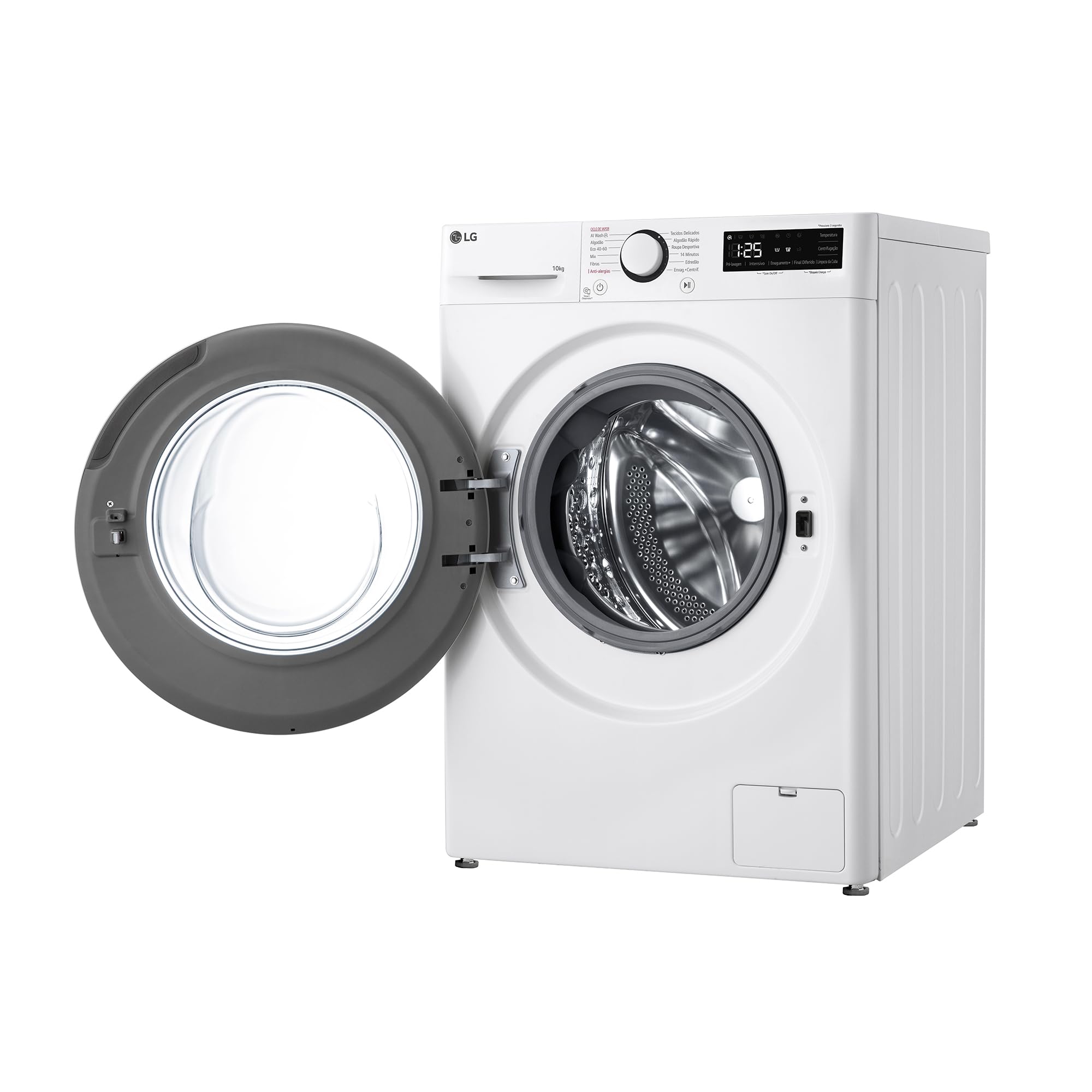 LG F4WR5010A6W - Lavadora Inteligente, 10kg, AI Direct Drive, 1400rpm, Vapor Steam, Clasificación A, Serie 500, Color Blanco