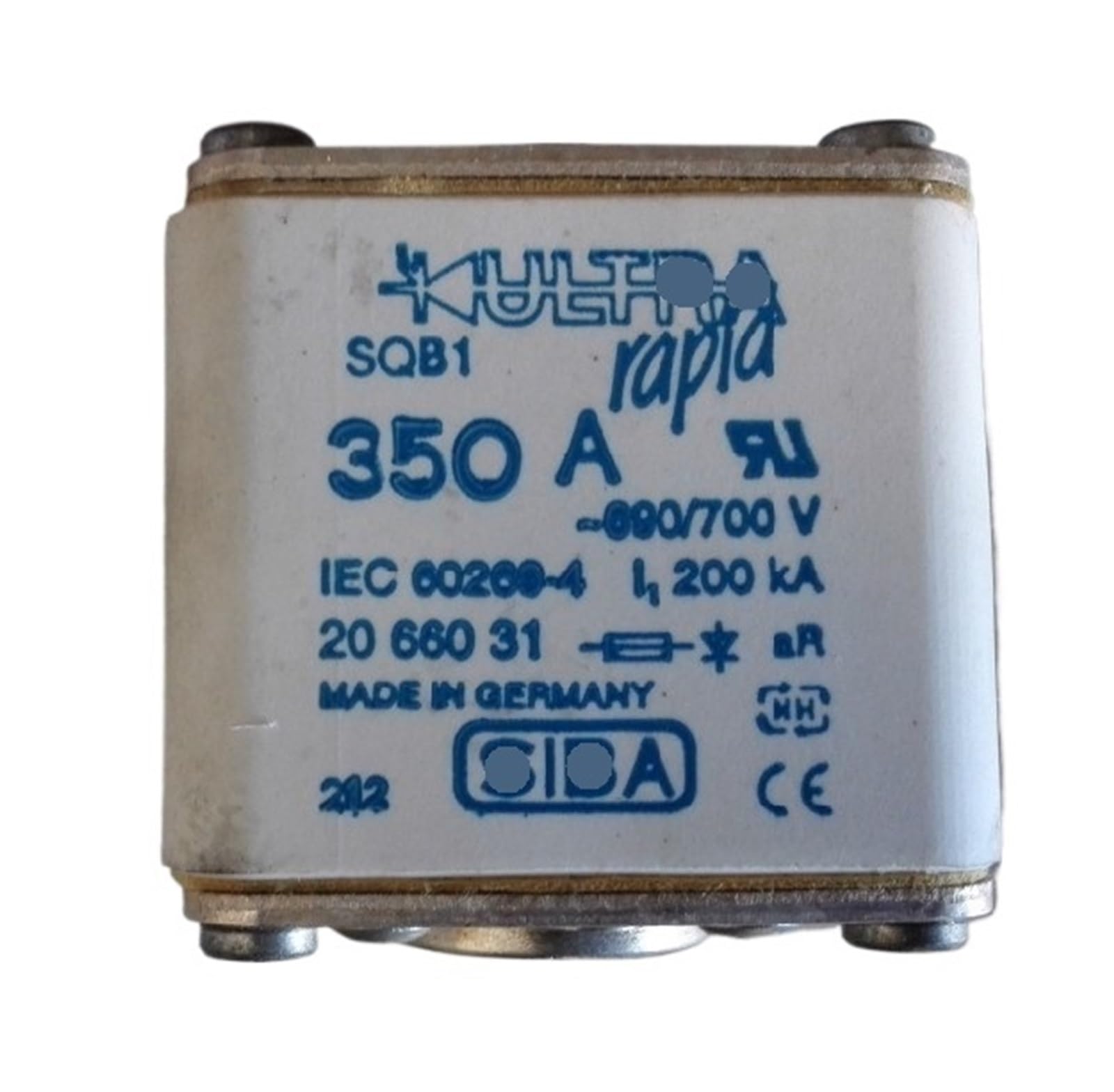 Fuses SQB1 350A 690V/700V 200KA 2066031 125A 160A 200A 250A 315A 450A 500A 550A 630A 700A 800A 2066032 2066132 2076031(125a,2066031)