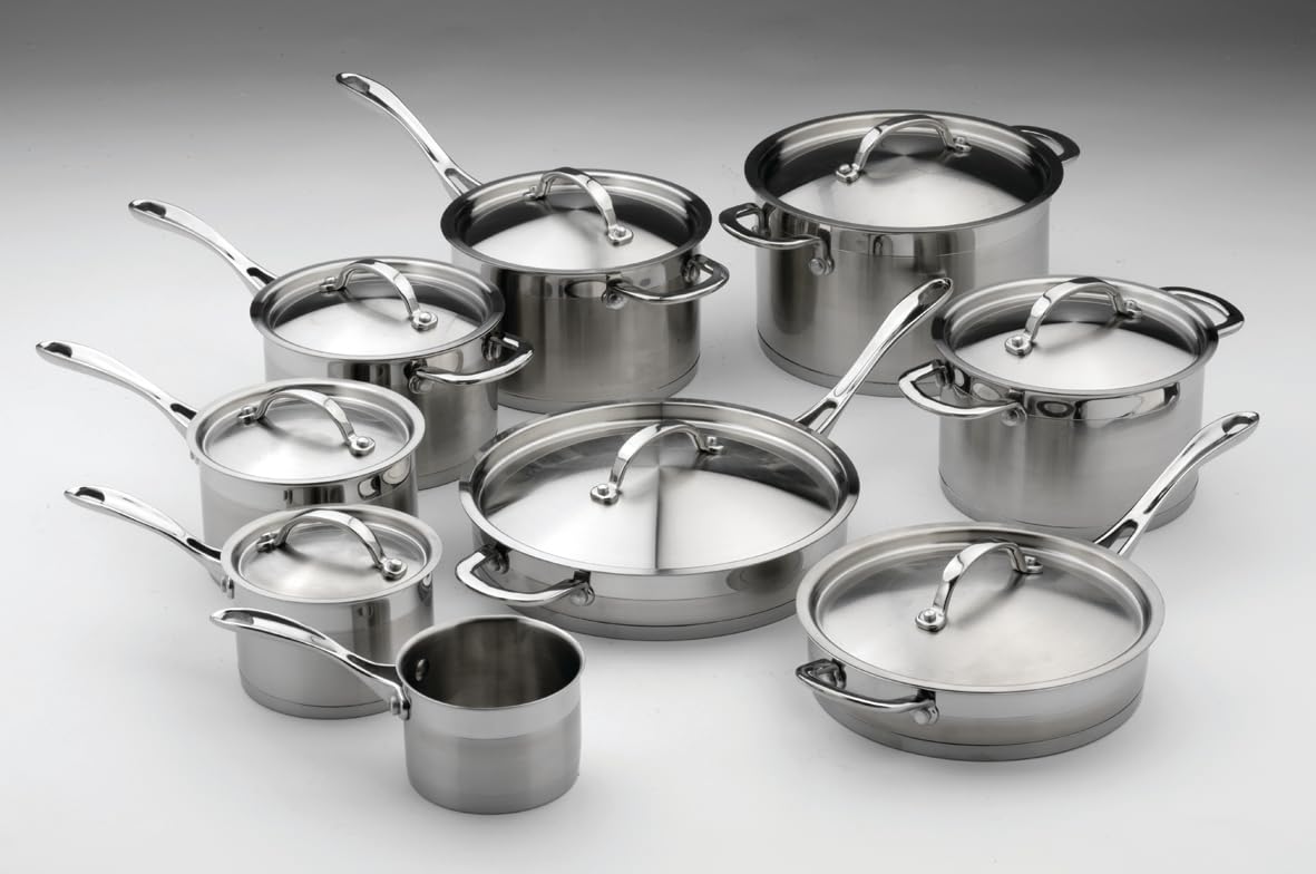 Plus Superior Blend Sauteuse en acier inoxydable sans couvercle, forte résistance à la corrosion, 16 cm, argent
