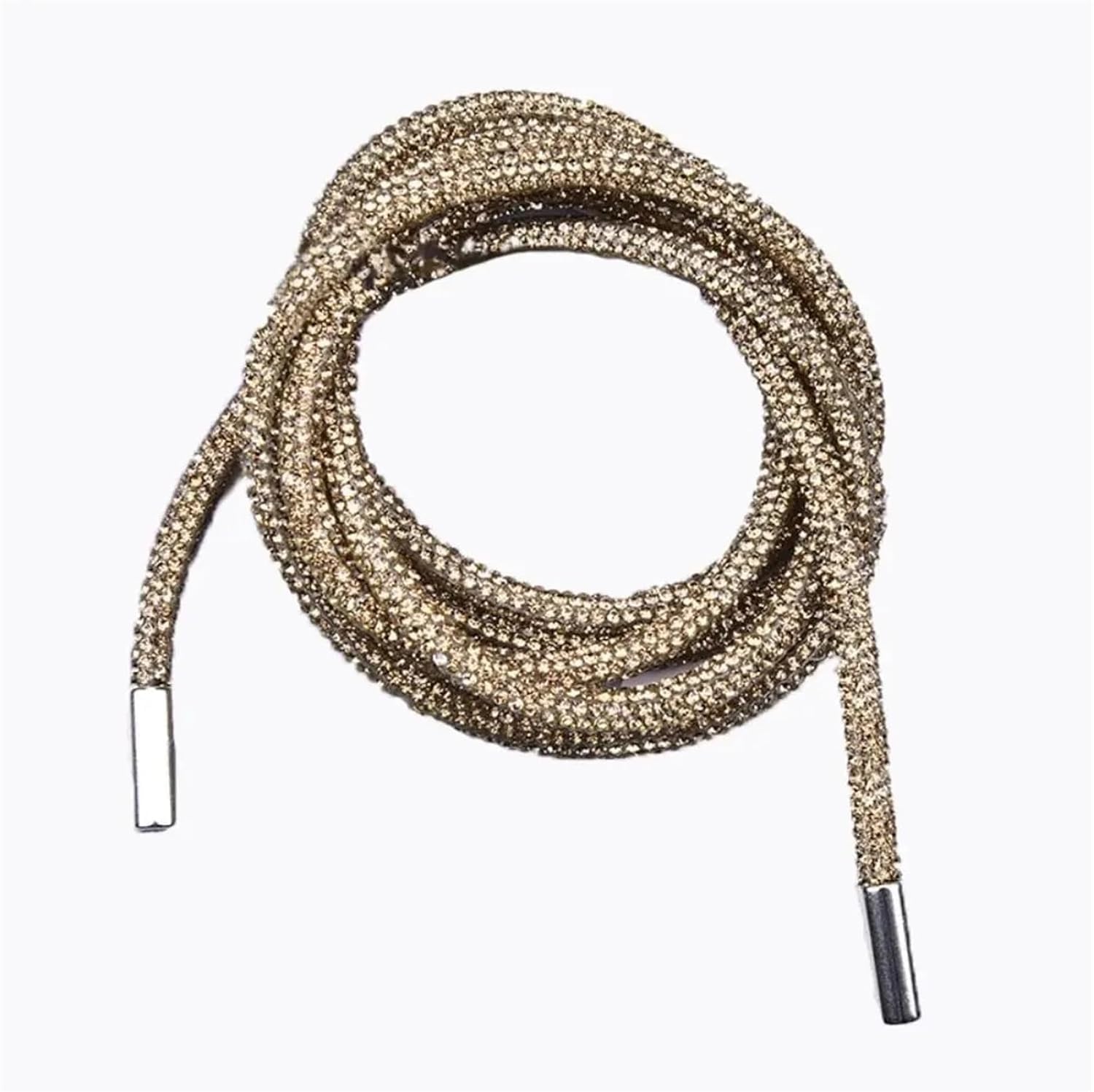 SJZHUYUE Multicolor Crystal Shiny Round Rhinestone Drawstring Cord Replacement for Hoodie(OneColor)
