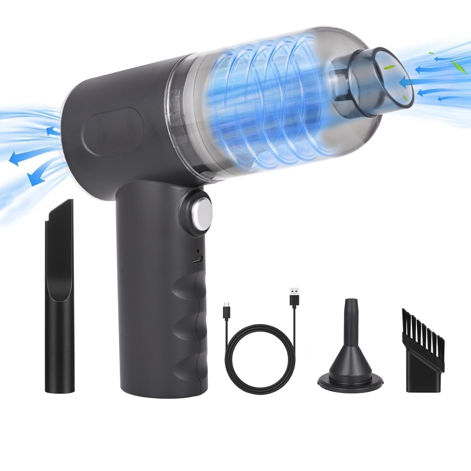 ALWAFLI Cordless Handheld Vacuum Cleaner for Home || 3 in 1 Car Vacuum 120W High-Power || Wireless Vacuum Cleaner Home Car Dual USB Rechargeable (Black) (B0DCZ74P4P) Amazon Price History, Amazon Price Tracker
