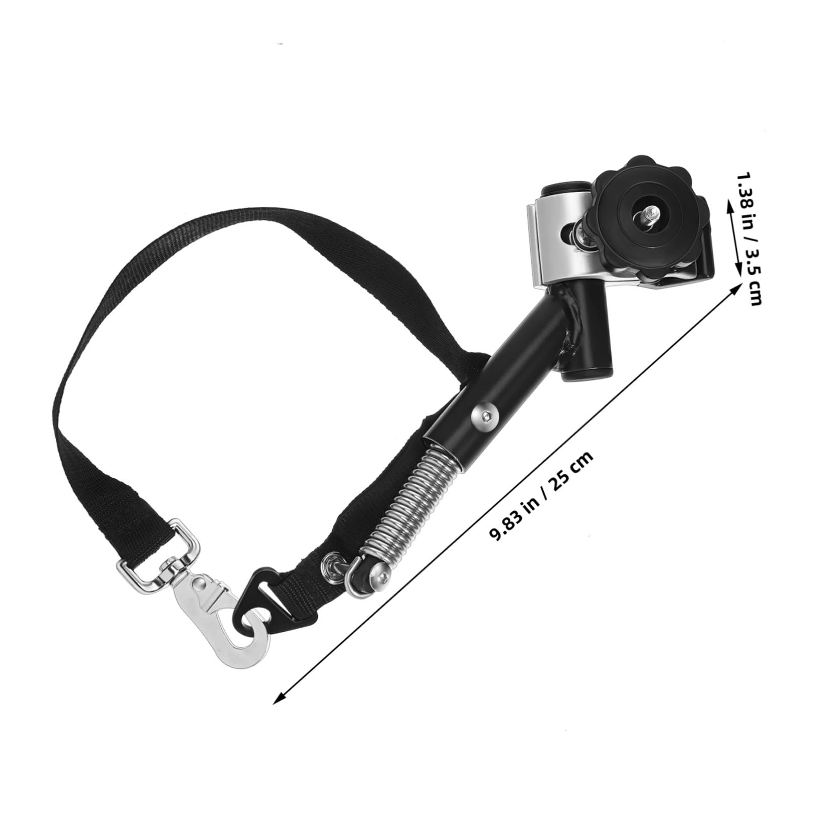 SUPVOX Bike Trailer Hitch in Steel With Nylon Strap, Universal Connector For Bicycle And E-Bike Towing