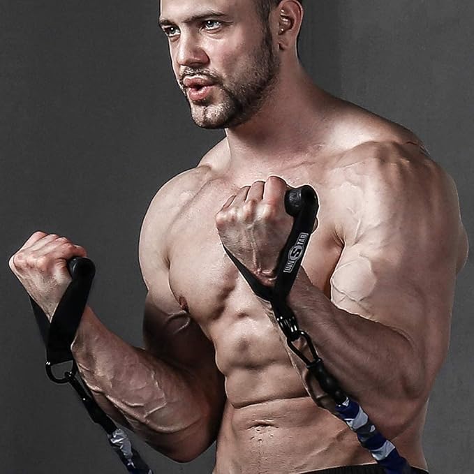 Overall, the INNSTAR Upgraded Heavy Duty Exercise Handles are a reliable and durable option for anyone looking to upgrade their cable machine attachments. With a solid ABS core and comfortable silicone grip, these handles provide a secure grip during workouts. Compatible with various fitness equipment, these handles are versatile and can be used for a wide range of exercises. Whether you're a beginner or experienced fitness enthusiast, these handles are sure to enhance your workout experience. Description by ChatGPT.