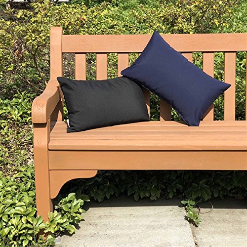 PILLOW DÉCOR Sunbrella Navy Blue 12x19 Outdoor Pillow