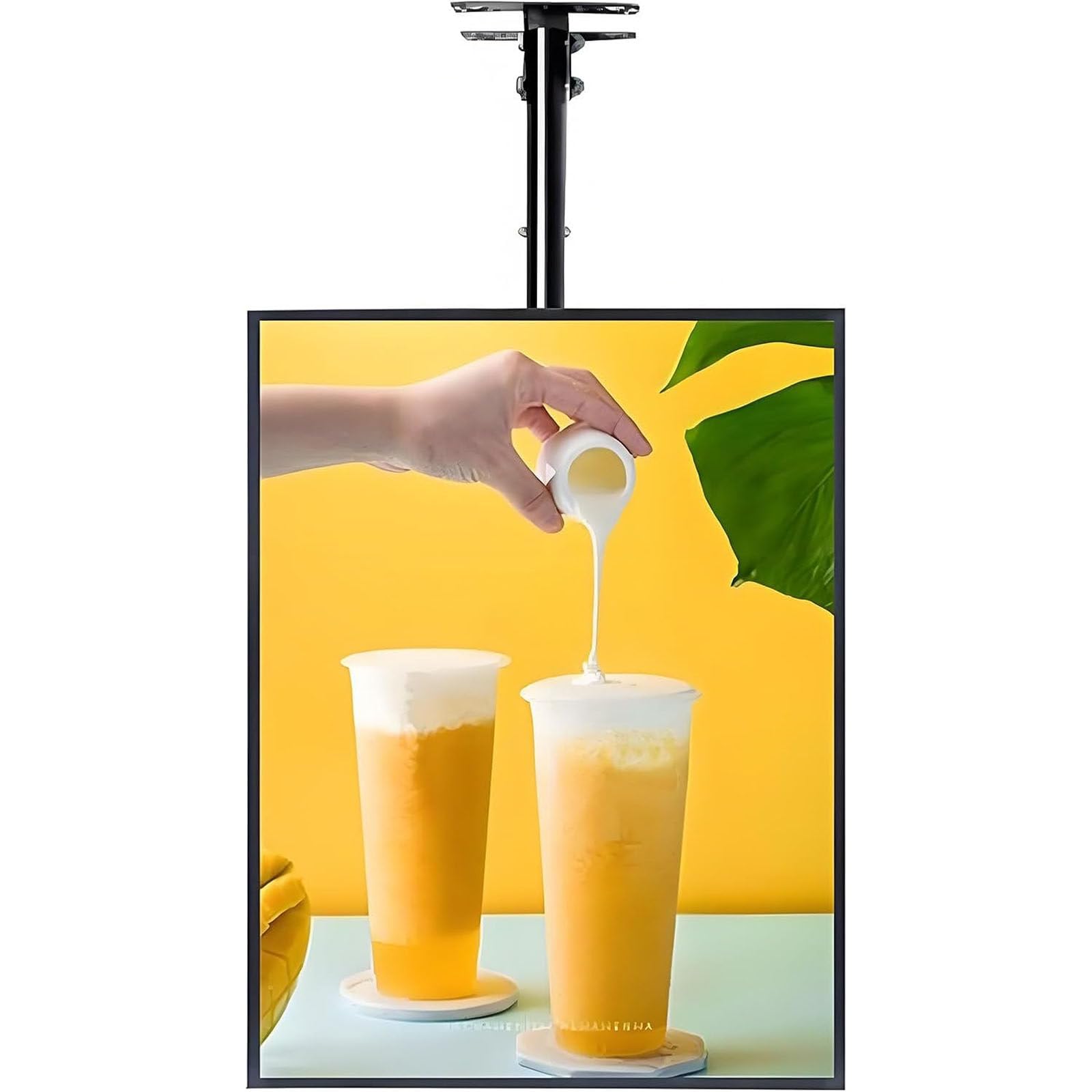 Electronic Menu Board with LED Light Box for Restaurant and Food Truck Digital Signage Display