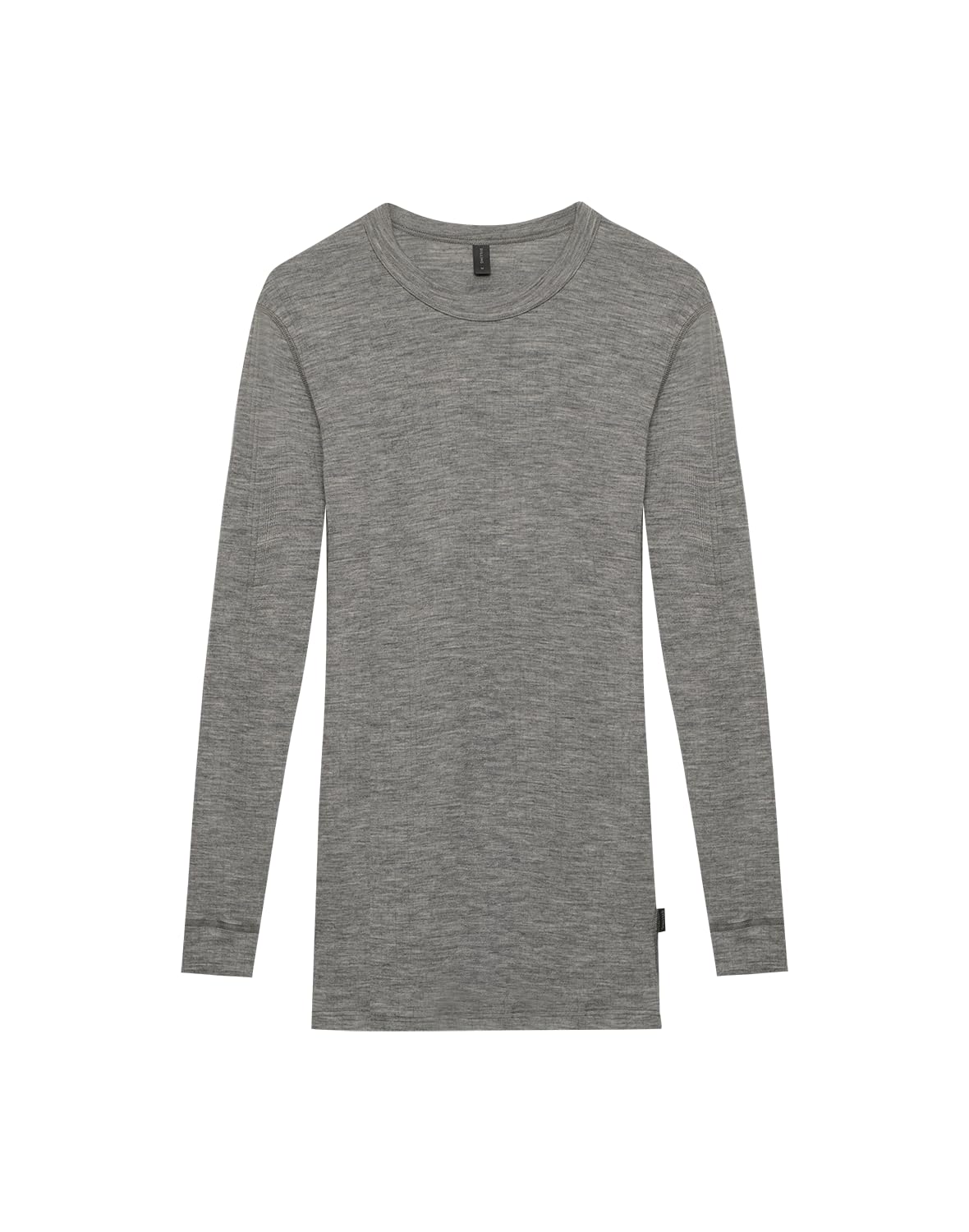 DILLING T-Shirt à Manches Longues en Laine mérinos pour Homme