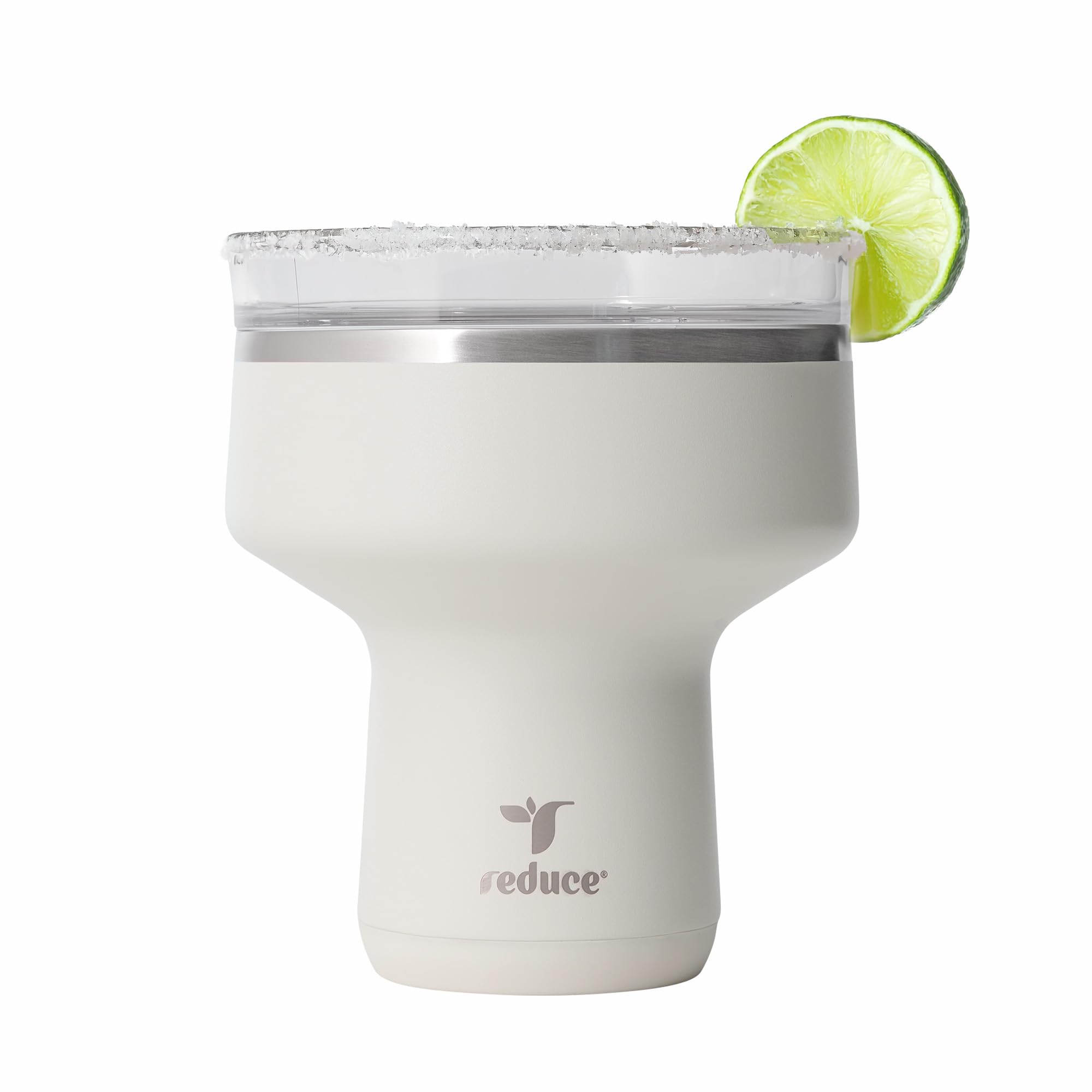 REDUCE Saltini 16oz Margarita Tumbler - Insulated Cocktail Glass with Lid