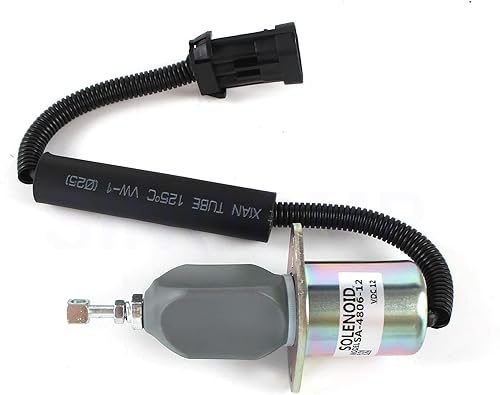 Miniatura 2 de Solenoide de corte de las piezas del camión SA-4806-12 12V - Solenoide de la parada del motor de SINOCMP para las piezas del motor de Disel del