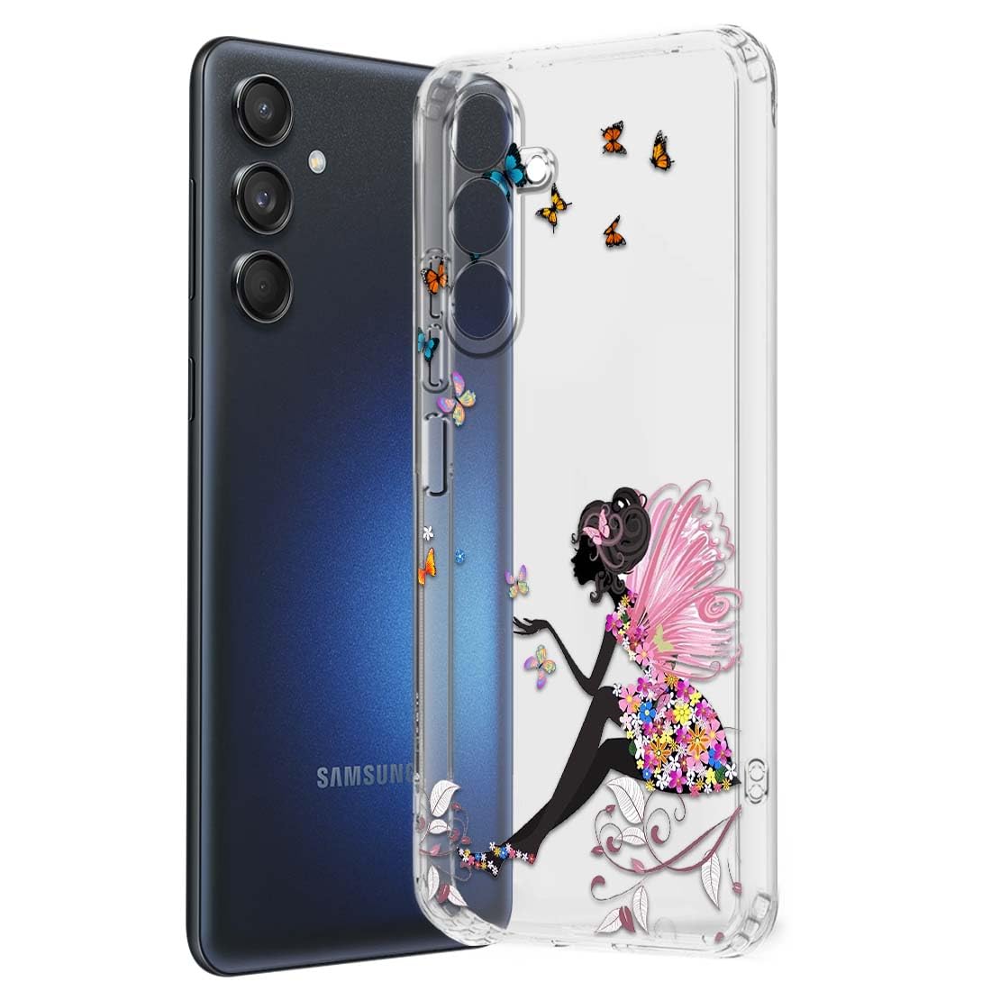 Nainz Soft Mobile Back Cover for Samsung Galaxy M55 5G (Silicone_Multicolor) (B0D29ZCGPM) Amazon Price History, Amazon Price Tracker