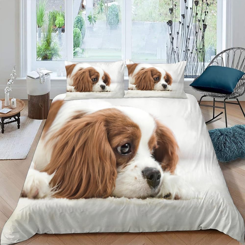 Housse de couette Cavalier King Charles pour offrir de la tendresse et du confort à vos enfants