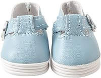Vista 3 de 8 pares de zapatos de muñeca para muñeca americana de 14.5 pulgadas, incluye botas, sandalias, tenis, zapatos de cuero, etc