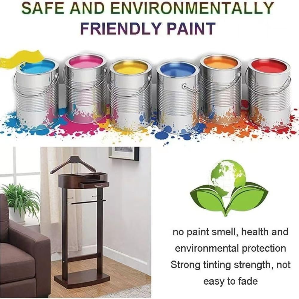 Generico Servomuto Sedia maggiordomo Appendiabiti in Mogano Servomuto Marrone Scuro Aspetto Noce Servomuto Silenzioso in Legno e Metallo Maggiordomo,107 * 43 * 33,5 cm