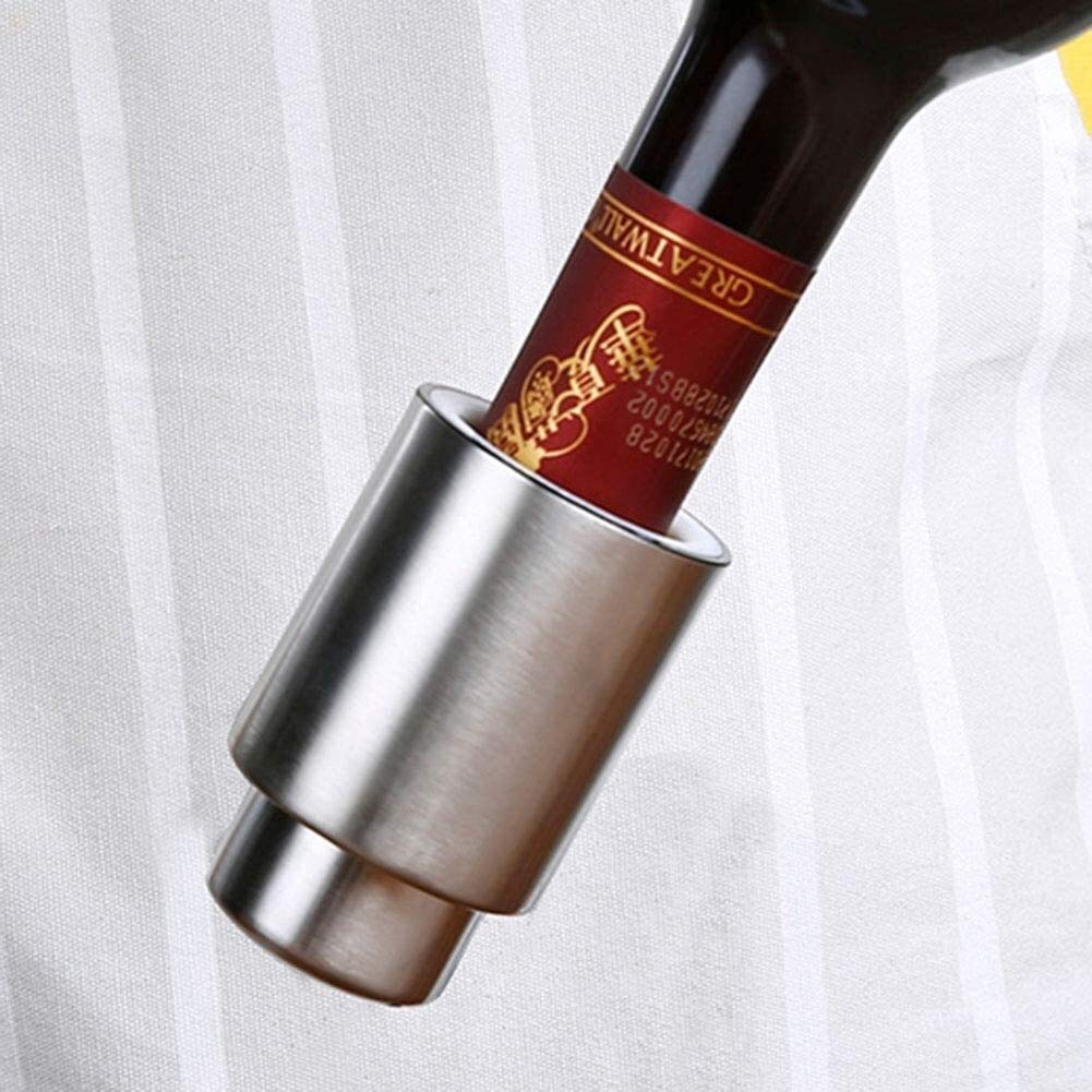 Sacacorchos con alas de acero inoxidable, abridor de vino con juego de abridor de botellas incorporado