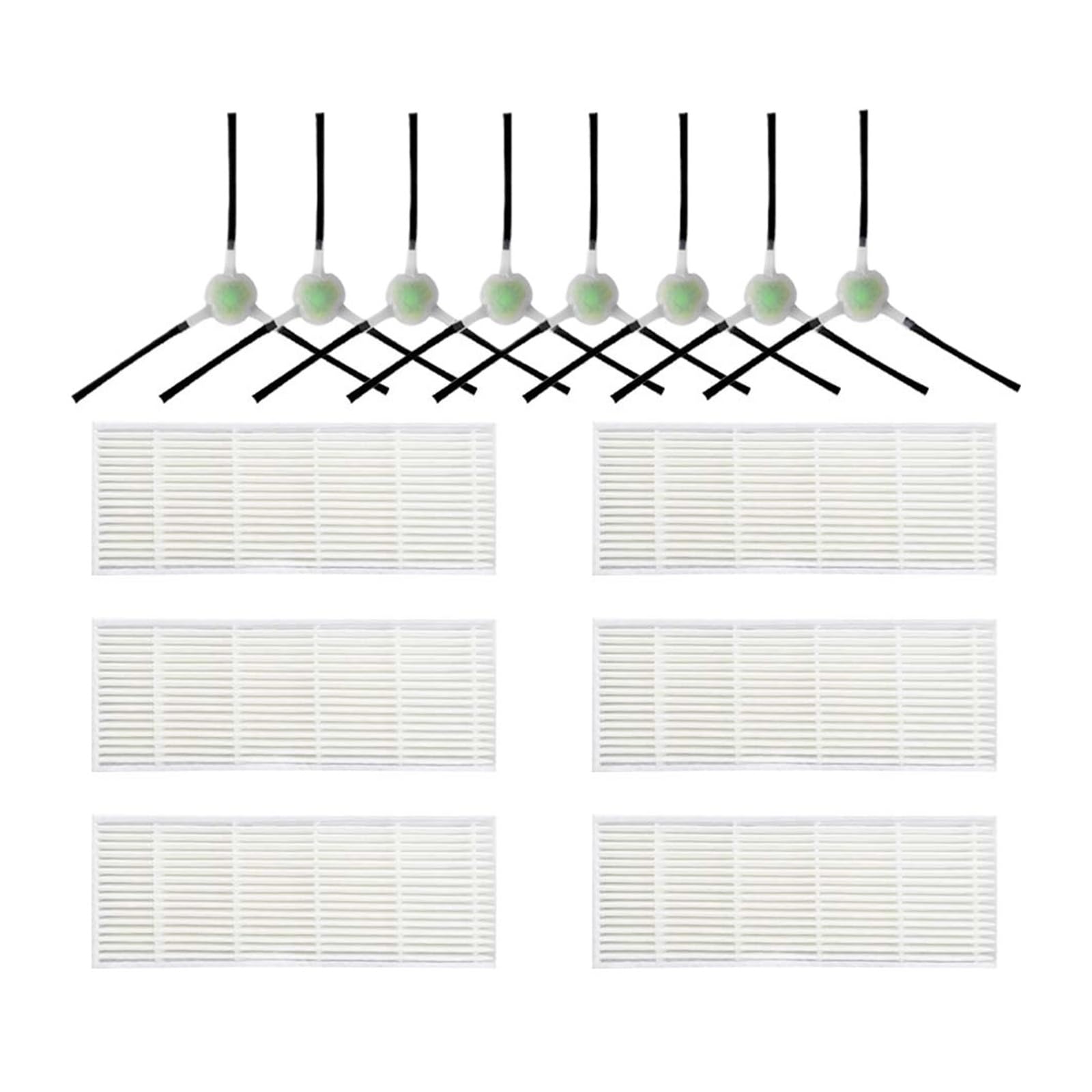 ASUIU Compatible For Lefant ，M210 M210S M210B M213 、 OKP Life K2 K3 K4 Robot Vacuum Cleaner Side Brush Filter Mop Rag Parts Accessories(H)