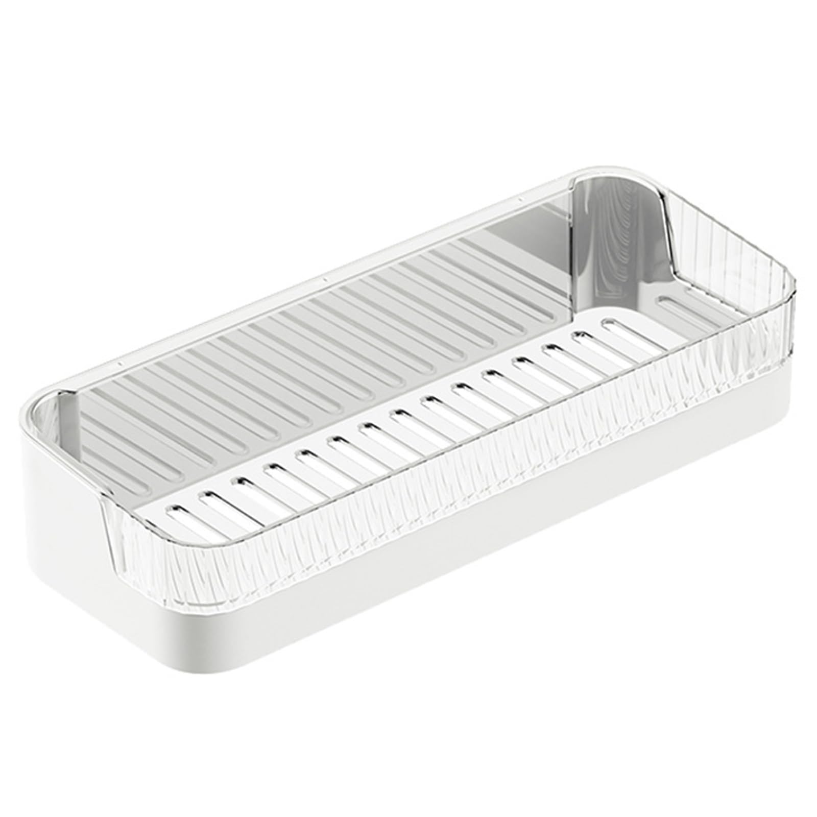 Tsophreniq Space Saving Sturdy Shower Shelf with Adhesive Wall Mounted No Drilling Bathroom Organizers for Toiletries Wall Mounted Storage Basket