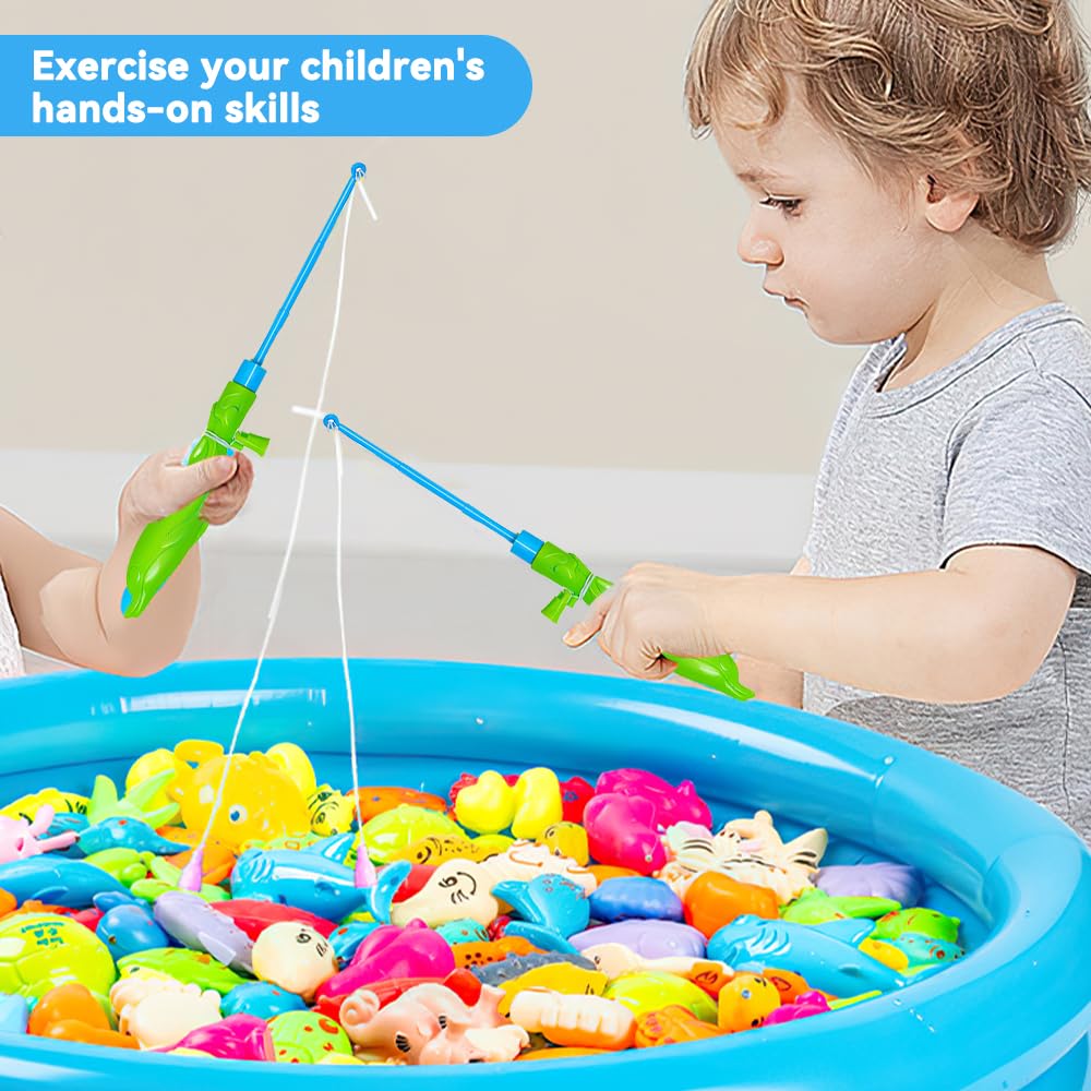 Veluoess Jeux De Pêche Électroniques, Jeu De Pêche Jouets Agnétiques