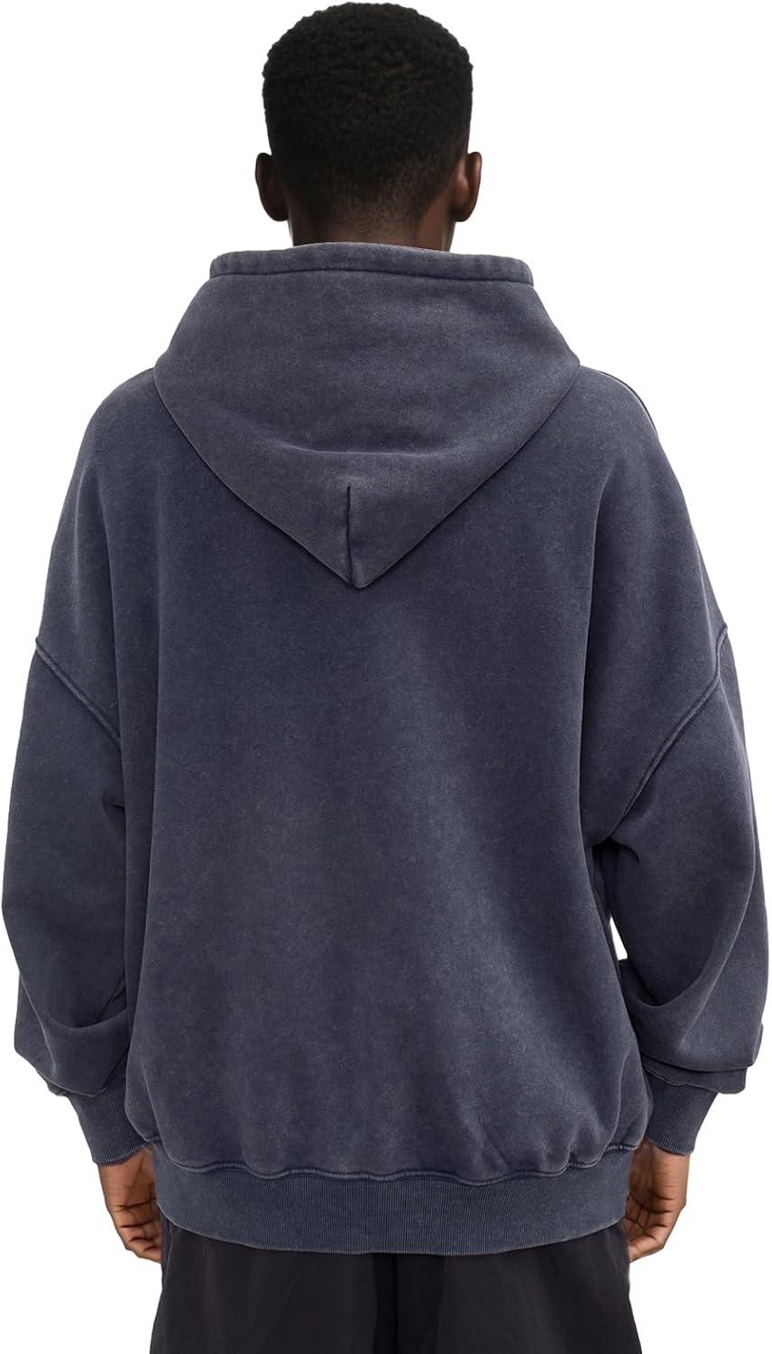 Mens Oversized Acid Wash Hoodies Heavyweight Vintage Washed Fleece Hoodie Sweatshirt for Men Women Streetwear - Image 5